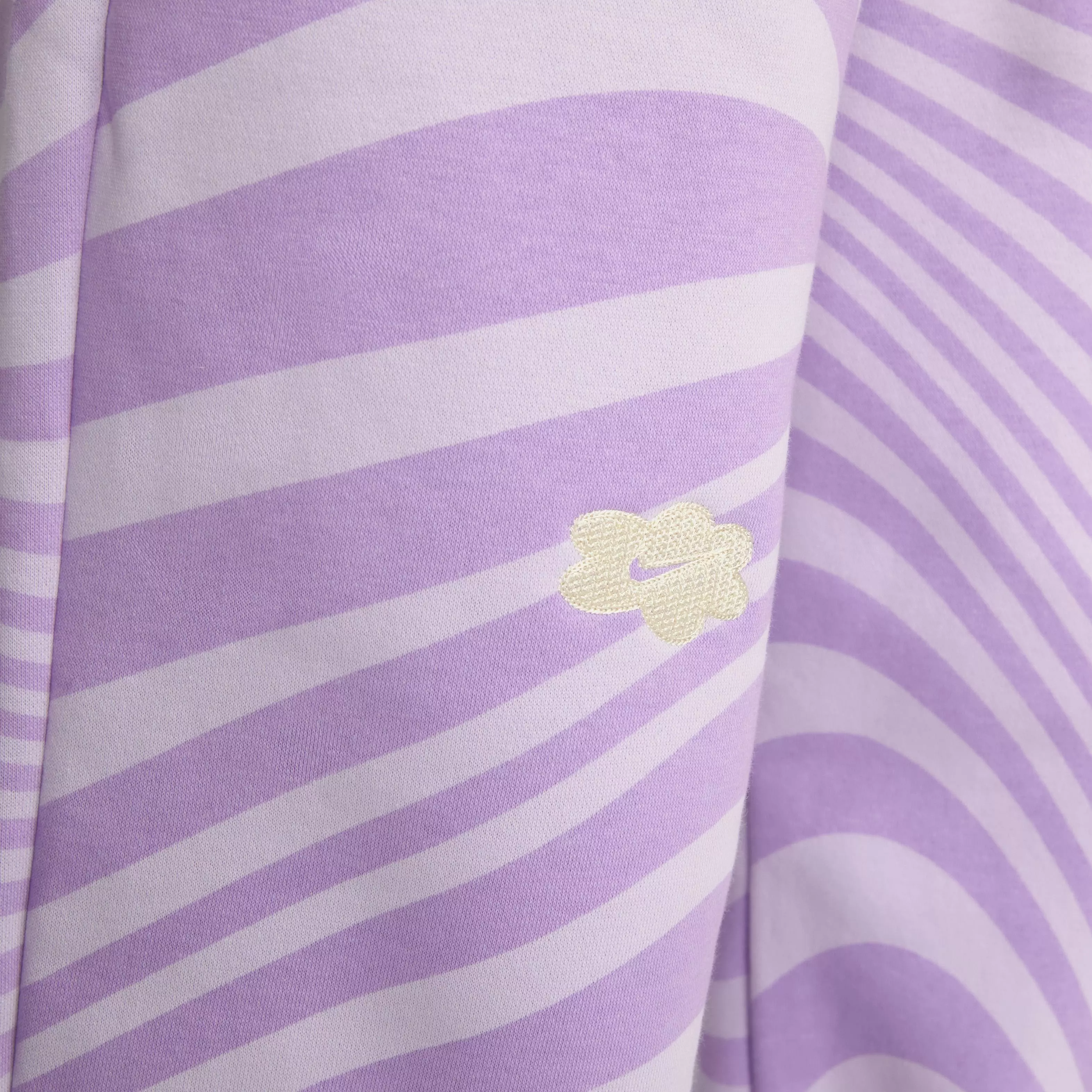 Nike Women's Sportswear Gel Phoenix Fleece High-Waisted Pants-Purple - PURPLE