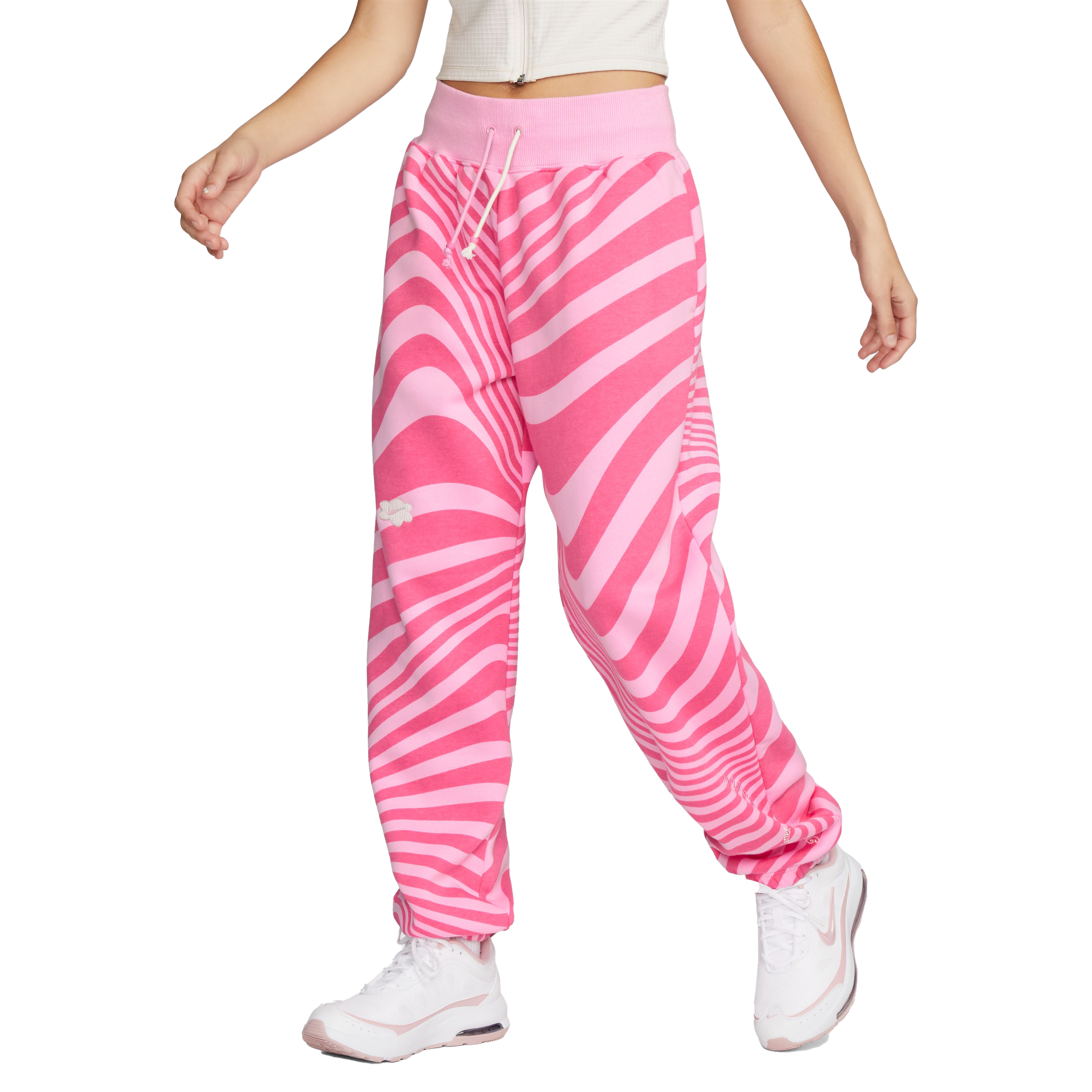 Nike Sportswear Phoenix Fleece women's pants - Playful Pink/(Black)