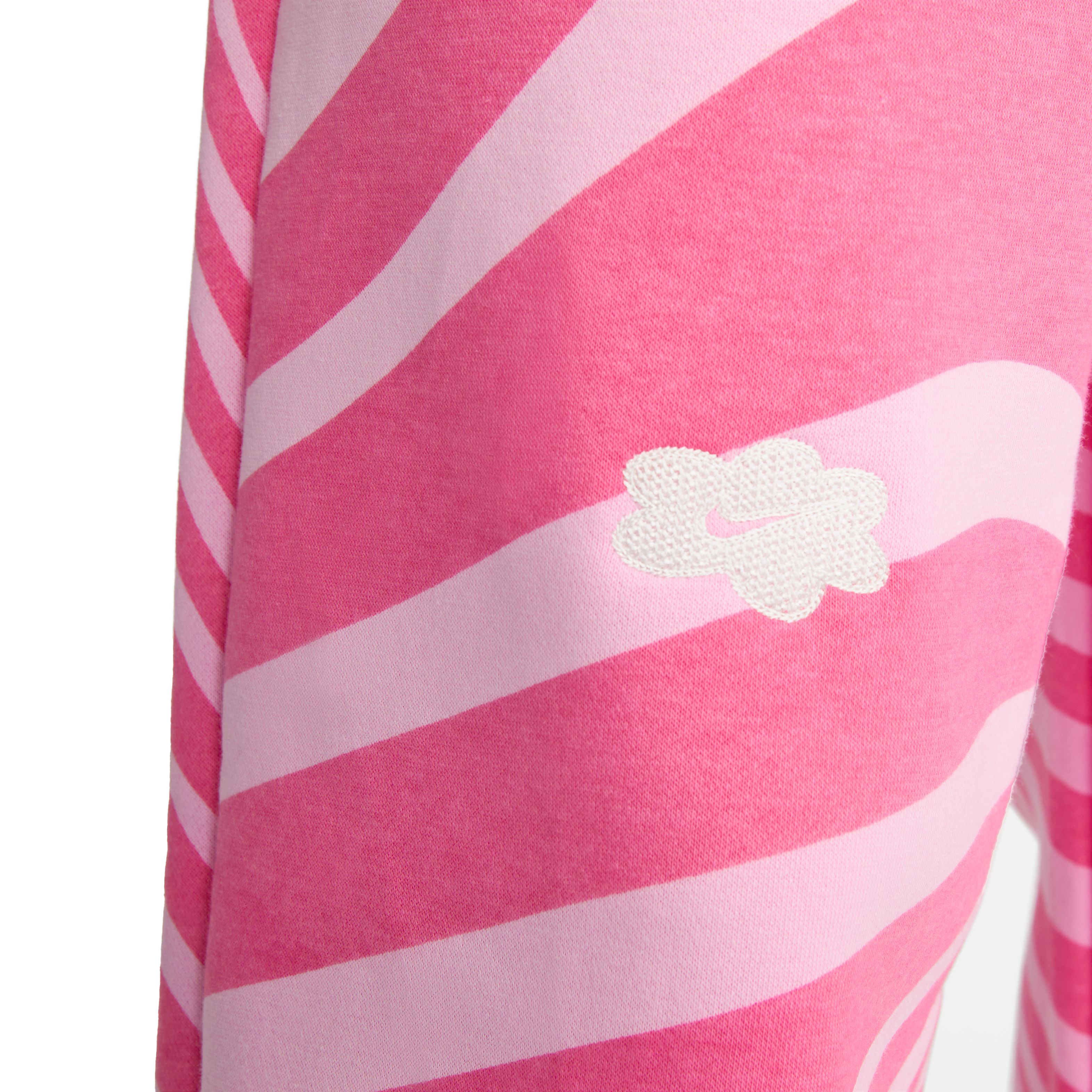 Nike Women's Sportswear Gel Phoenix Fleece High-Waisted Pants-Pink - Hibbett