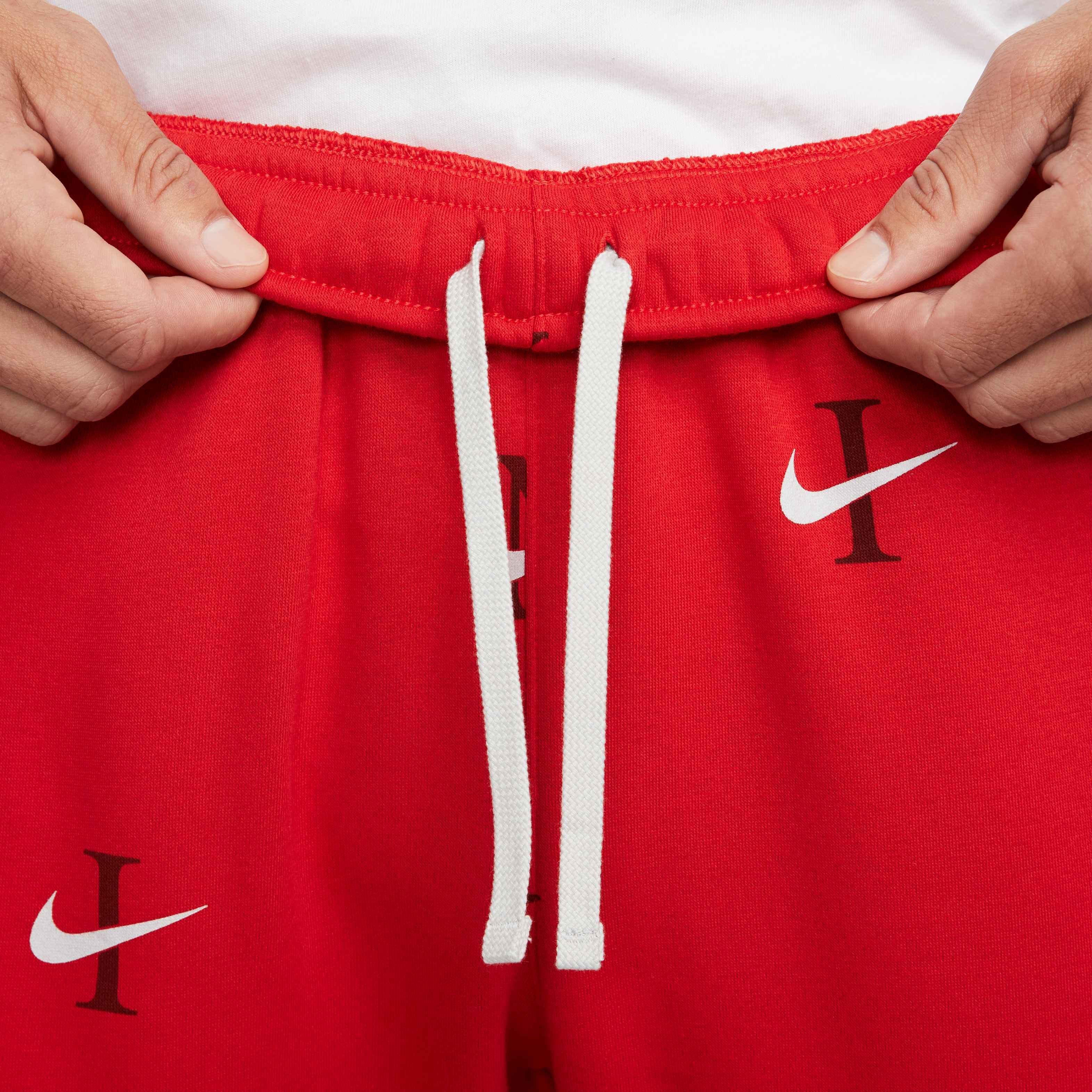 Red nike discount double swoosh joggers