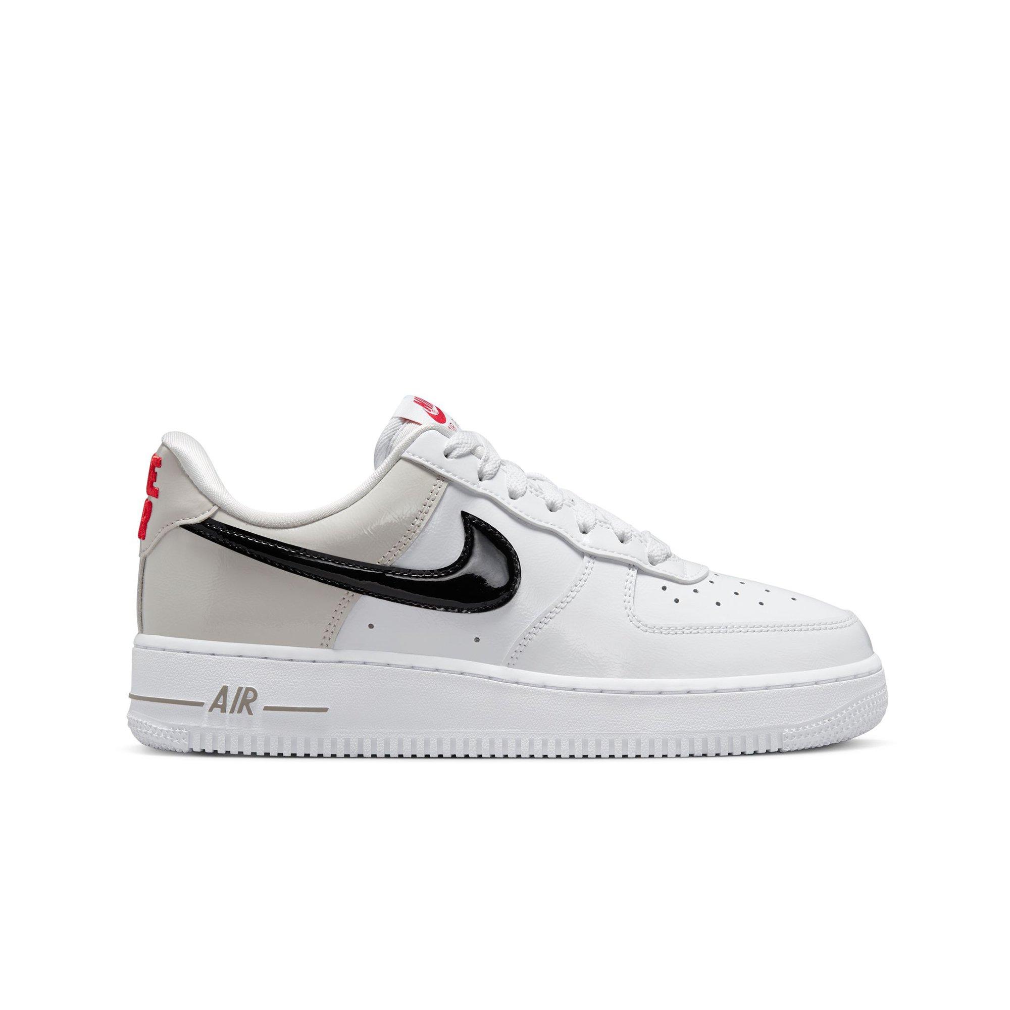 red black white air force ones