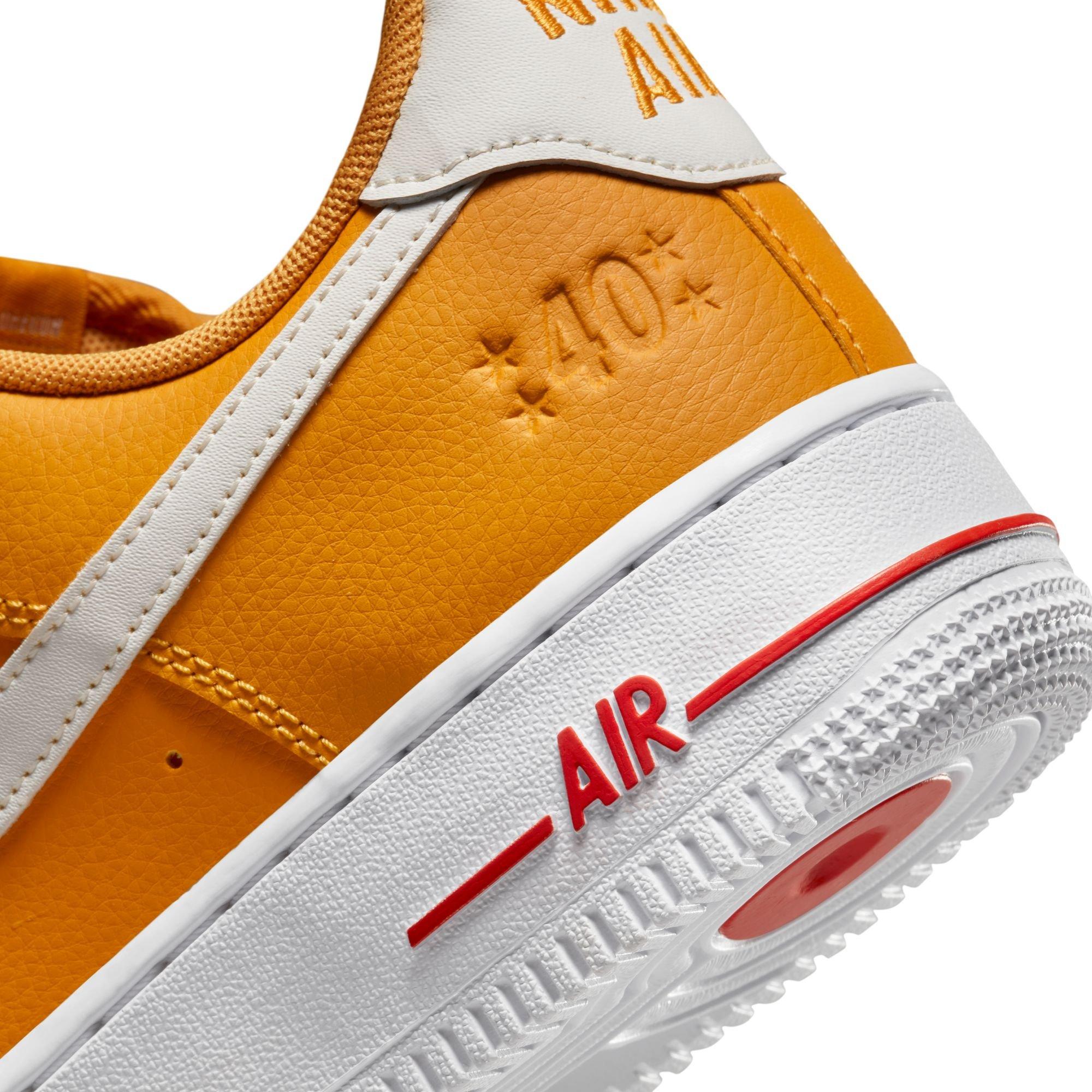 Nike Air Force 1 '07 Oil Green/Safety Orange/White/Sail Men's Shoe -  Hibbett
