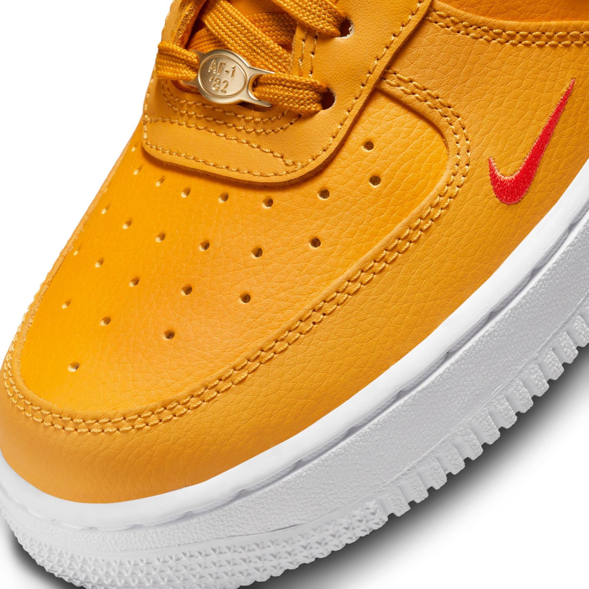 Nike Air Force 1 '07 Oil Green/Safety Orange/White/Sail Men's Shoe -  Hibbett