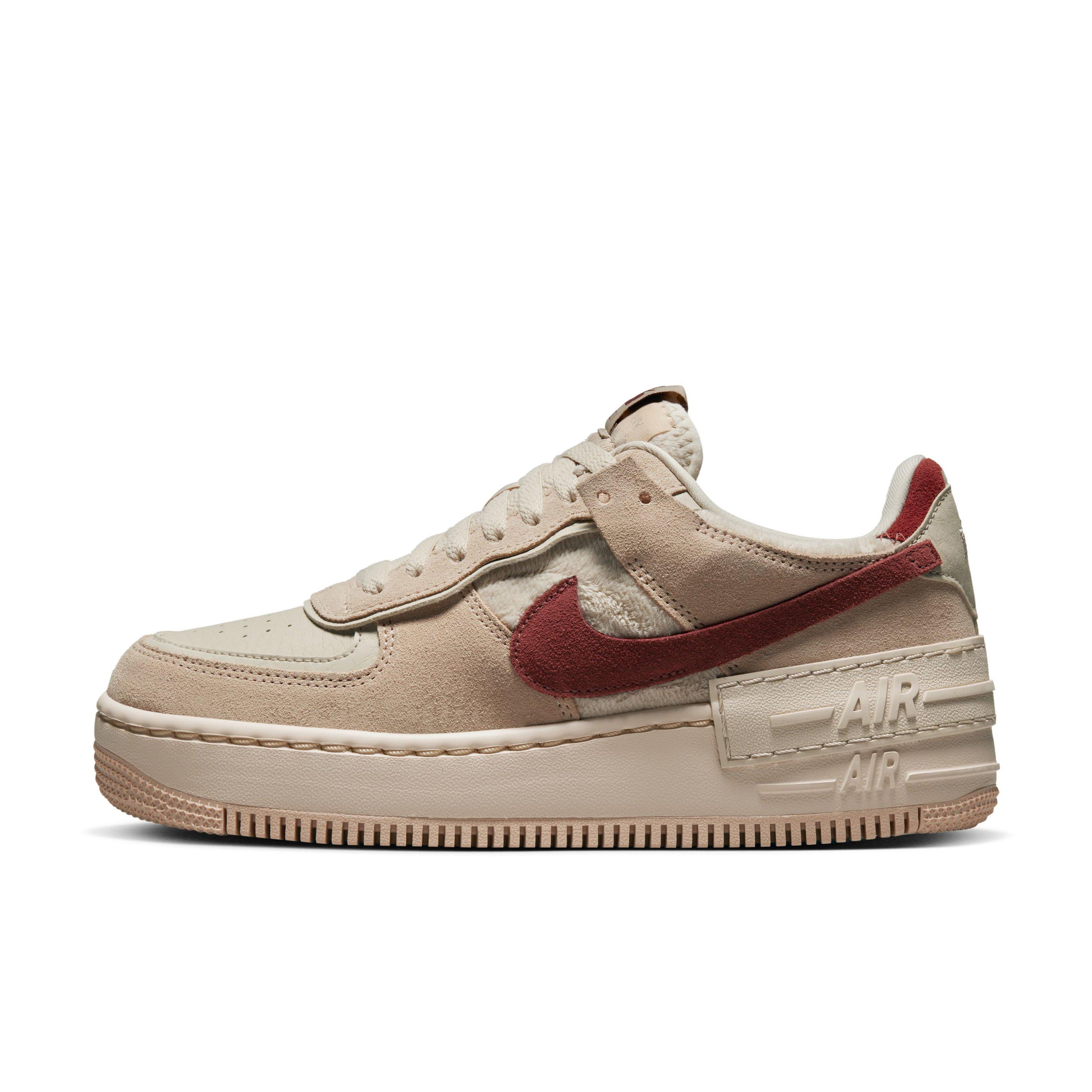 Nike air force 1 shadow clearance beige white