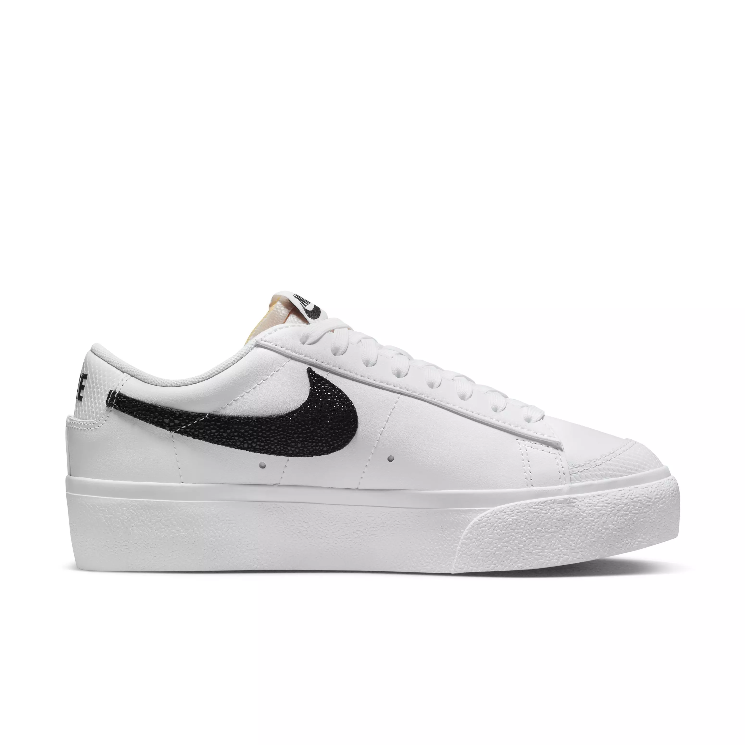 Nike Blazer Low Platform "White/Natural/Black" Women's Shoe - WHITE/NATURAL/BLACK