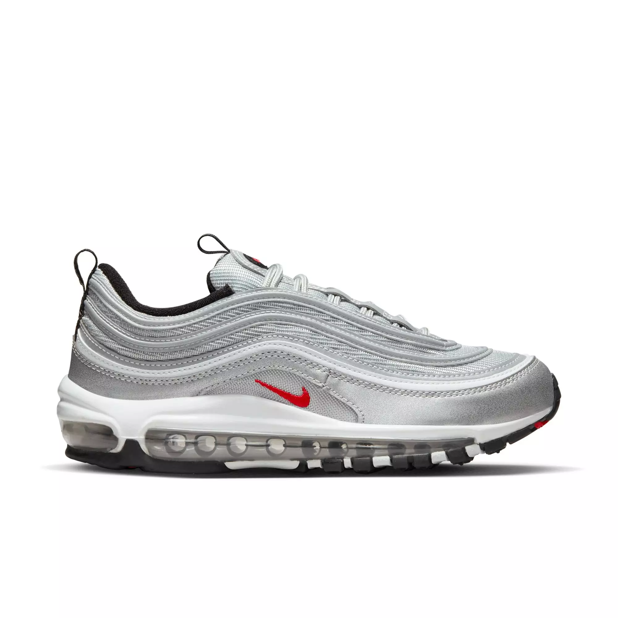 Nike Air Max 97 "Metallic Silver/Varsity Red/White/Black" Women's Shoe - METALLIC SILVER/VARSITY RED/WHITE/BLACK
