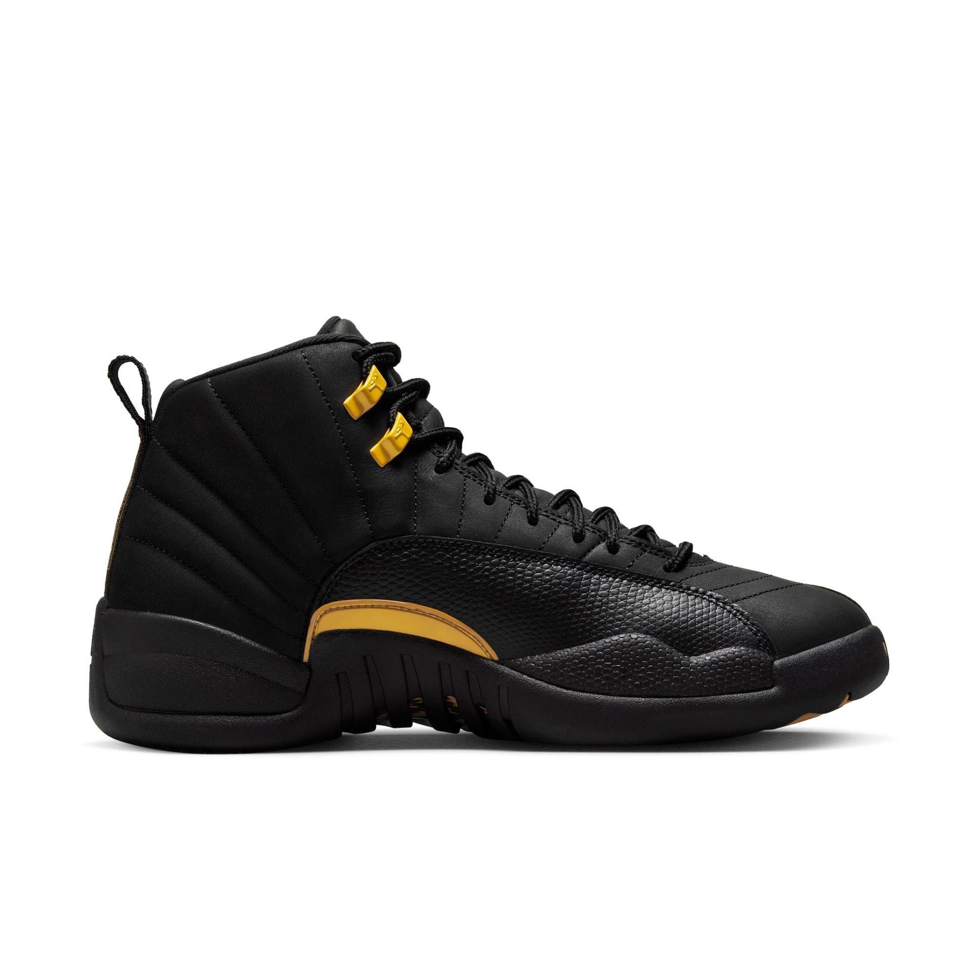 Jordan 12 Retro "Black/Taxi" Men's Shoe - BLACK/TAXI Thumbnail View 2