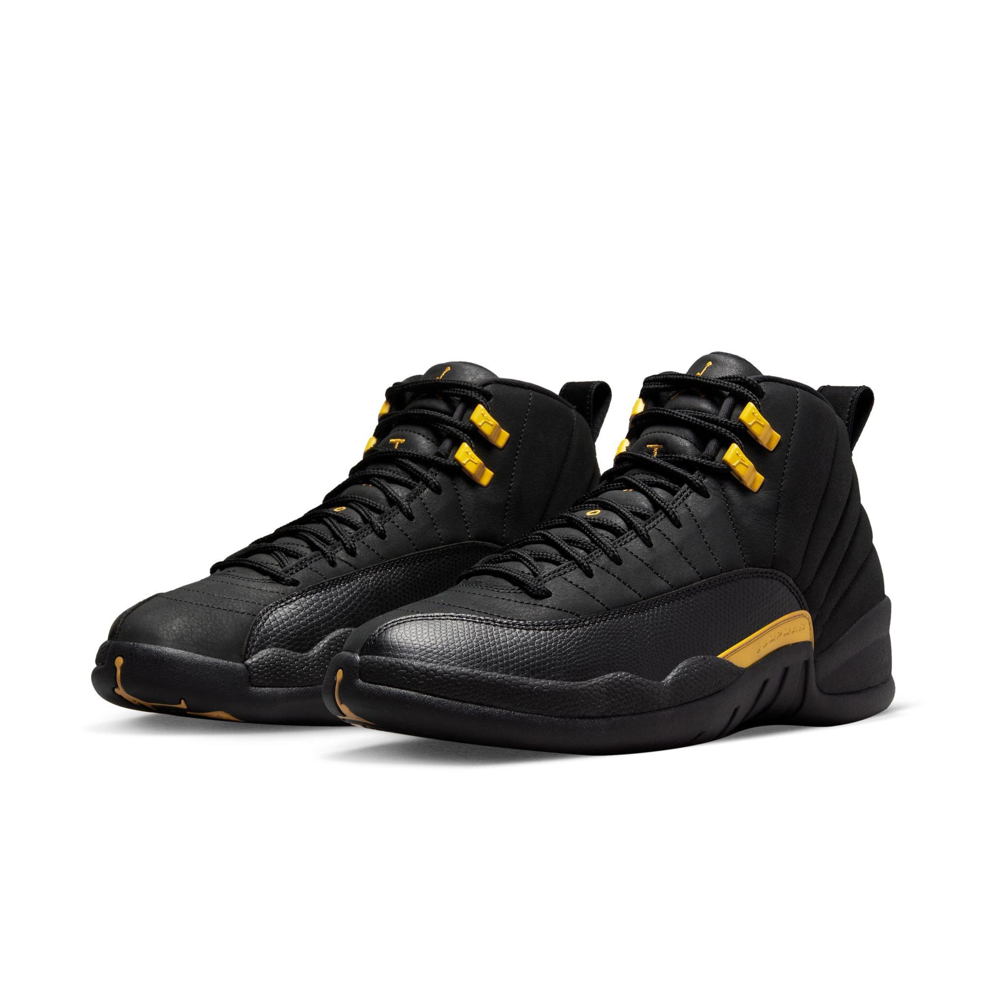Jordan 12 Retro "Black/Taxi" Men's Shoe - BLACK/TAXI Thumbnail View 5