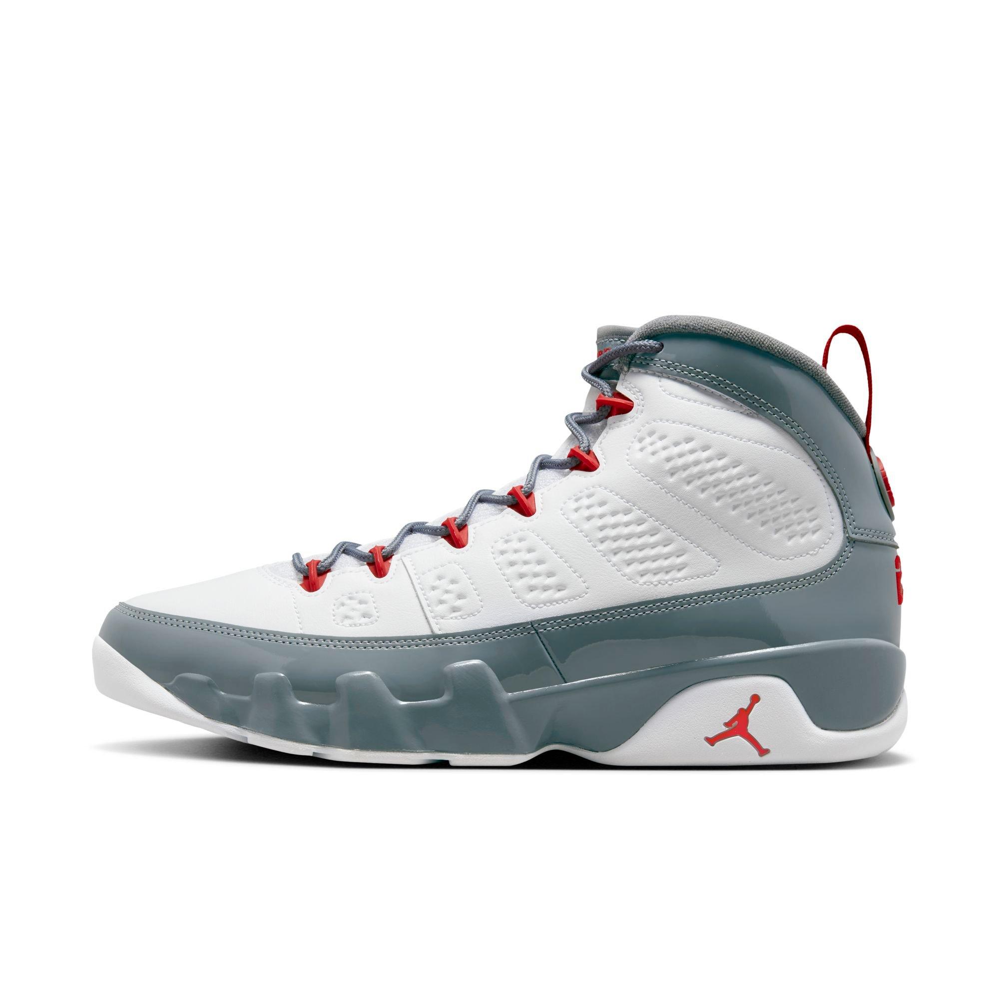 Jordan 9 grey store and white