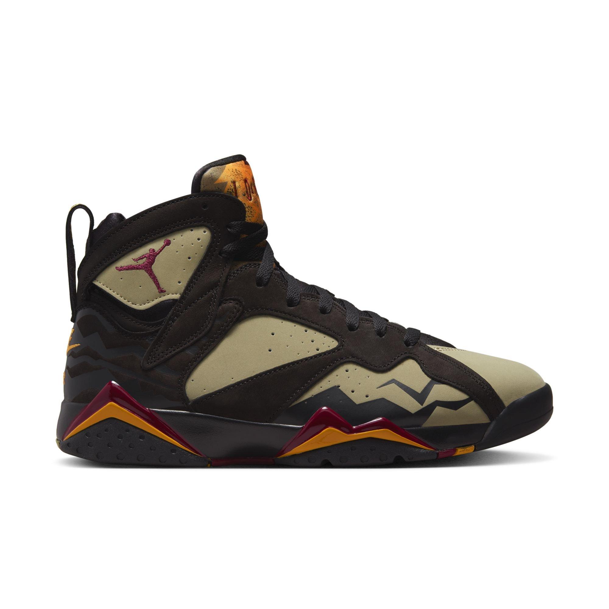 Jordan 7 Retro SE Black/Neutral Olive​ Men's Shoe​ - Hibbett