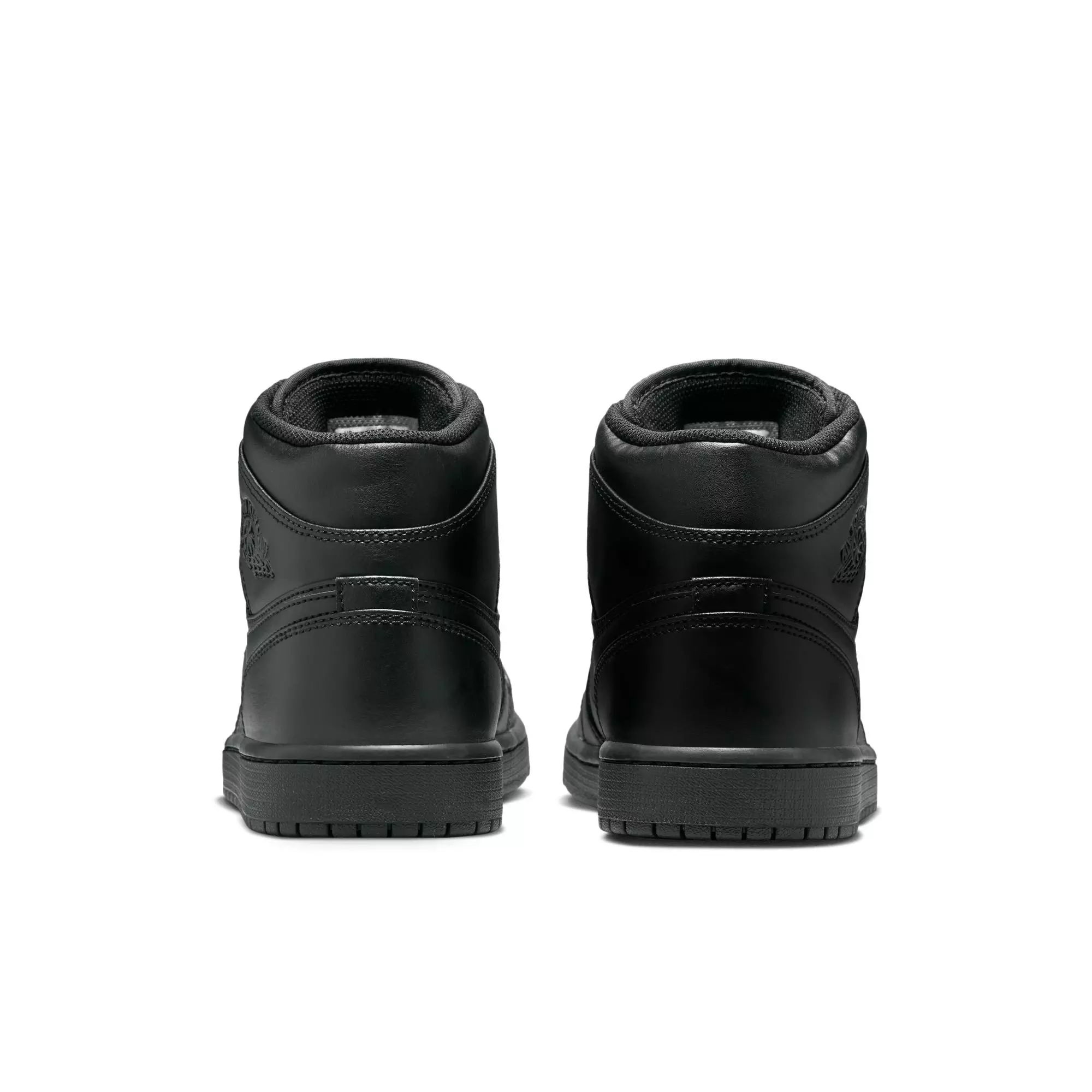 Jordan 1 Mid "Black/Black" Men's Shoe - BLACK