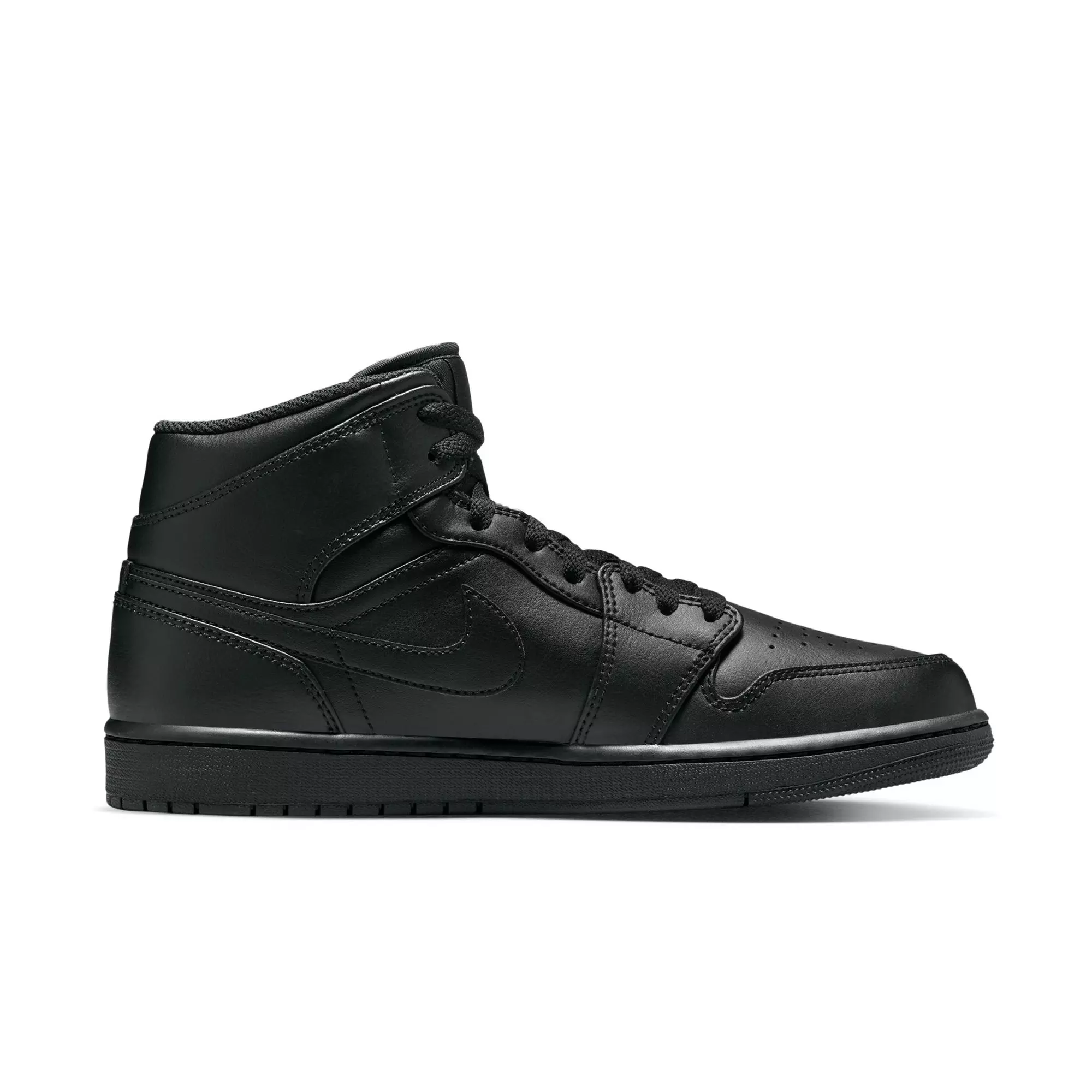 Jordan 1 Mid "Black/Black" Men's Shoe