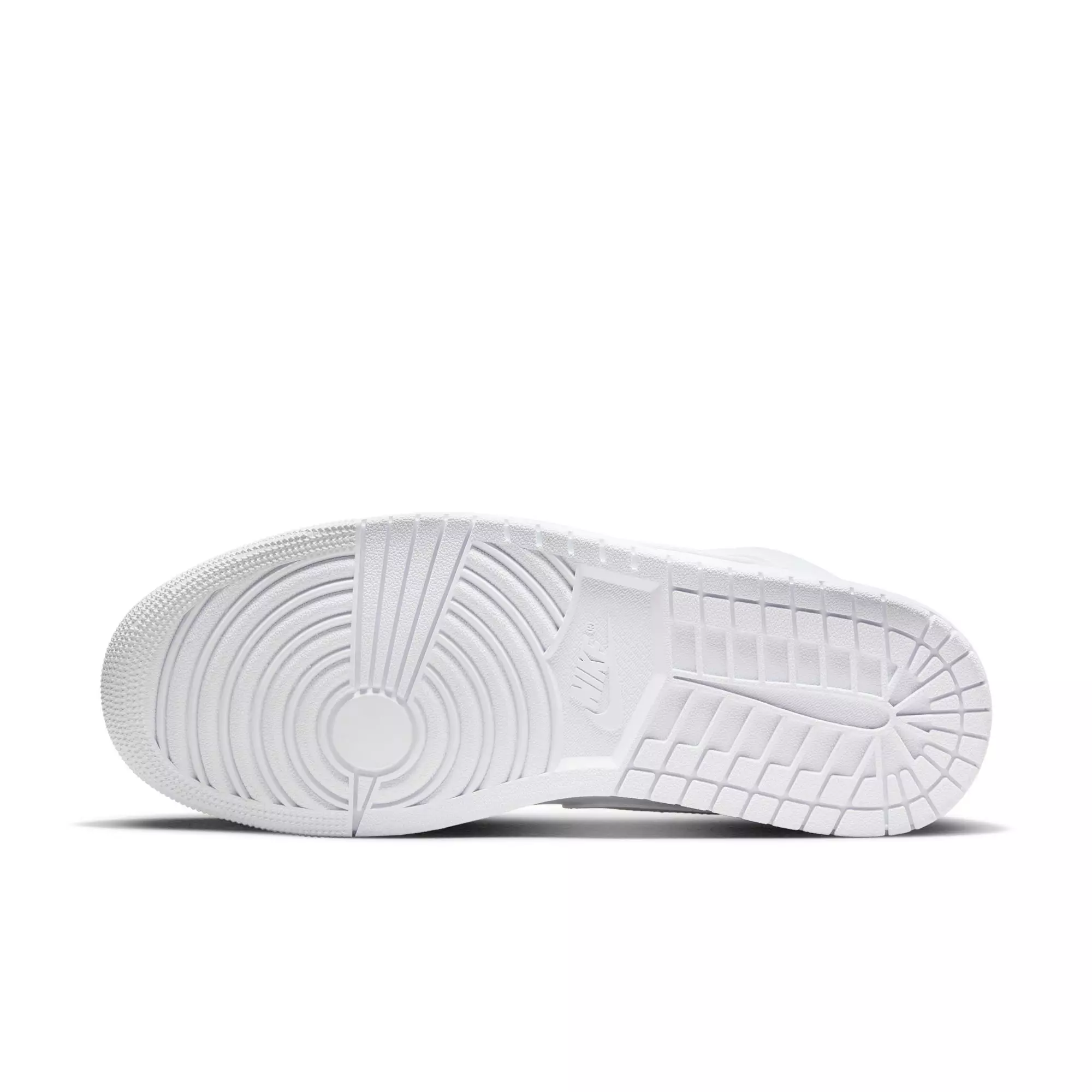 Jordan 1 Mid "White/White" Men's Shoe - WHITE