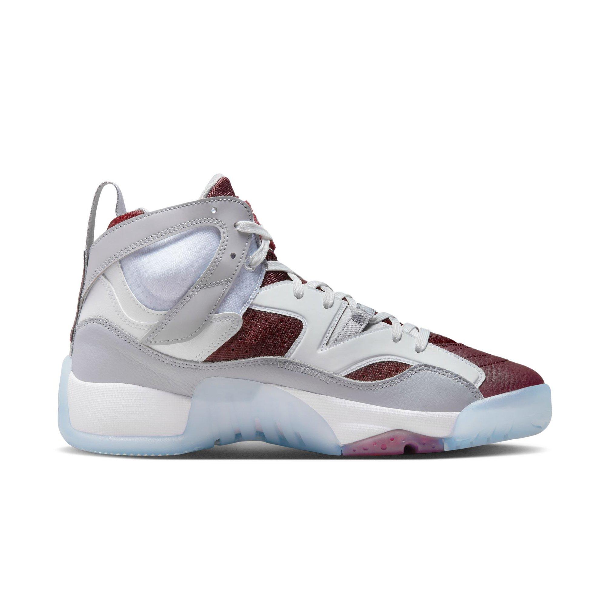 Maroon and white outlet basketball shoes