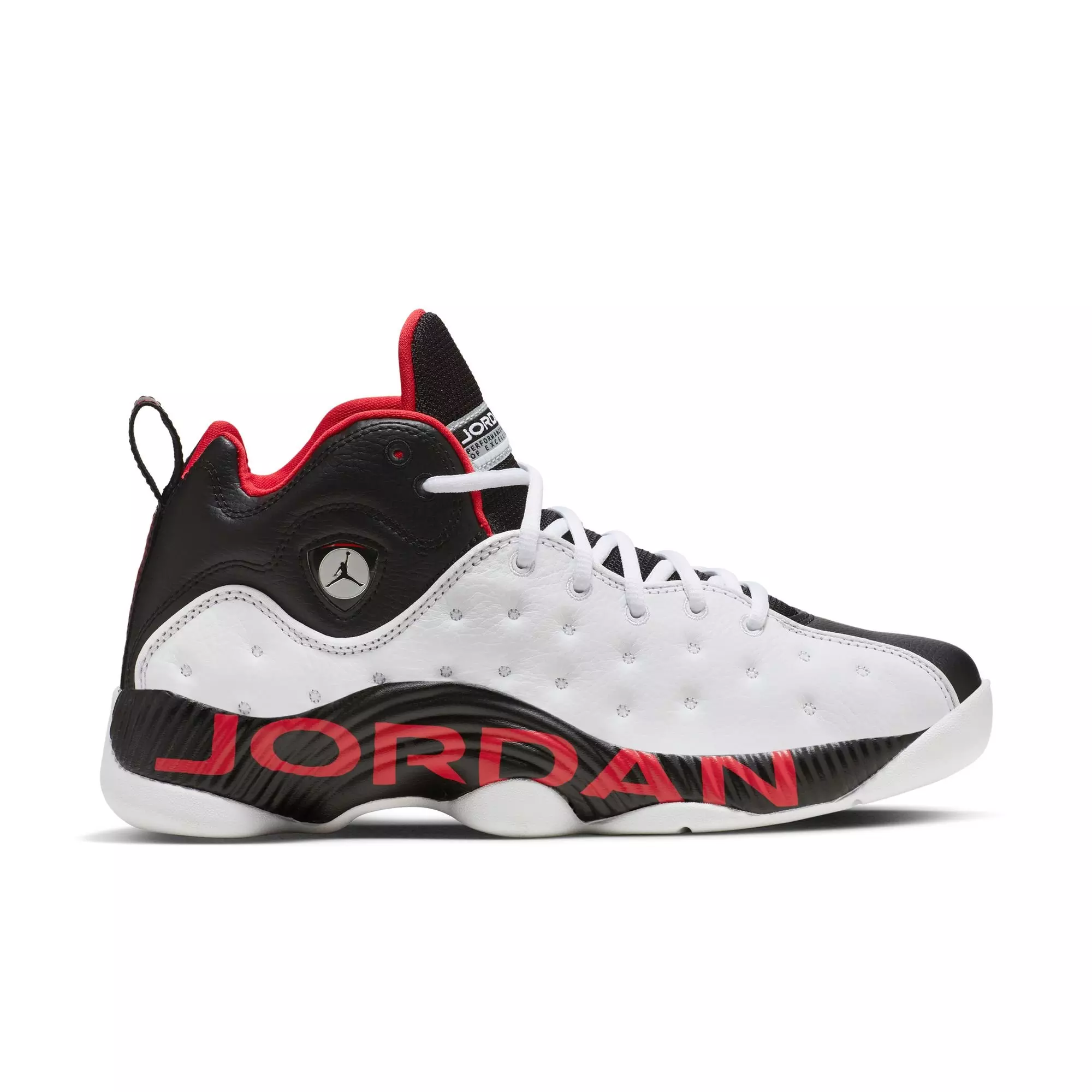 Jordan Jumpman Team II "Bred" Men's Shoe - WHITE/RED/BLACK