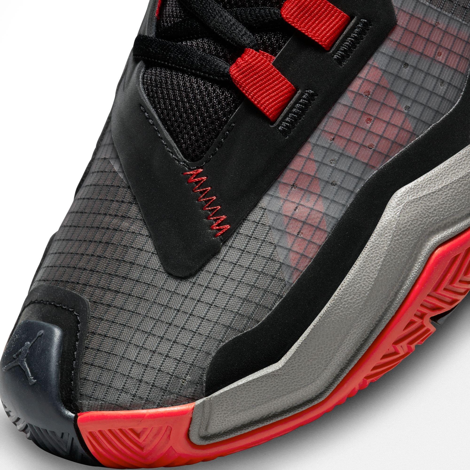 Jordan One Take 4 "Black/University Red/White/Flat Pewter" Men's Shoe - BLACK/RED/WHITE Thumbnail View 3