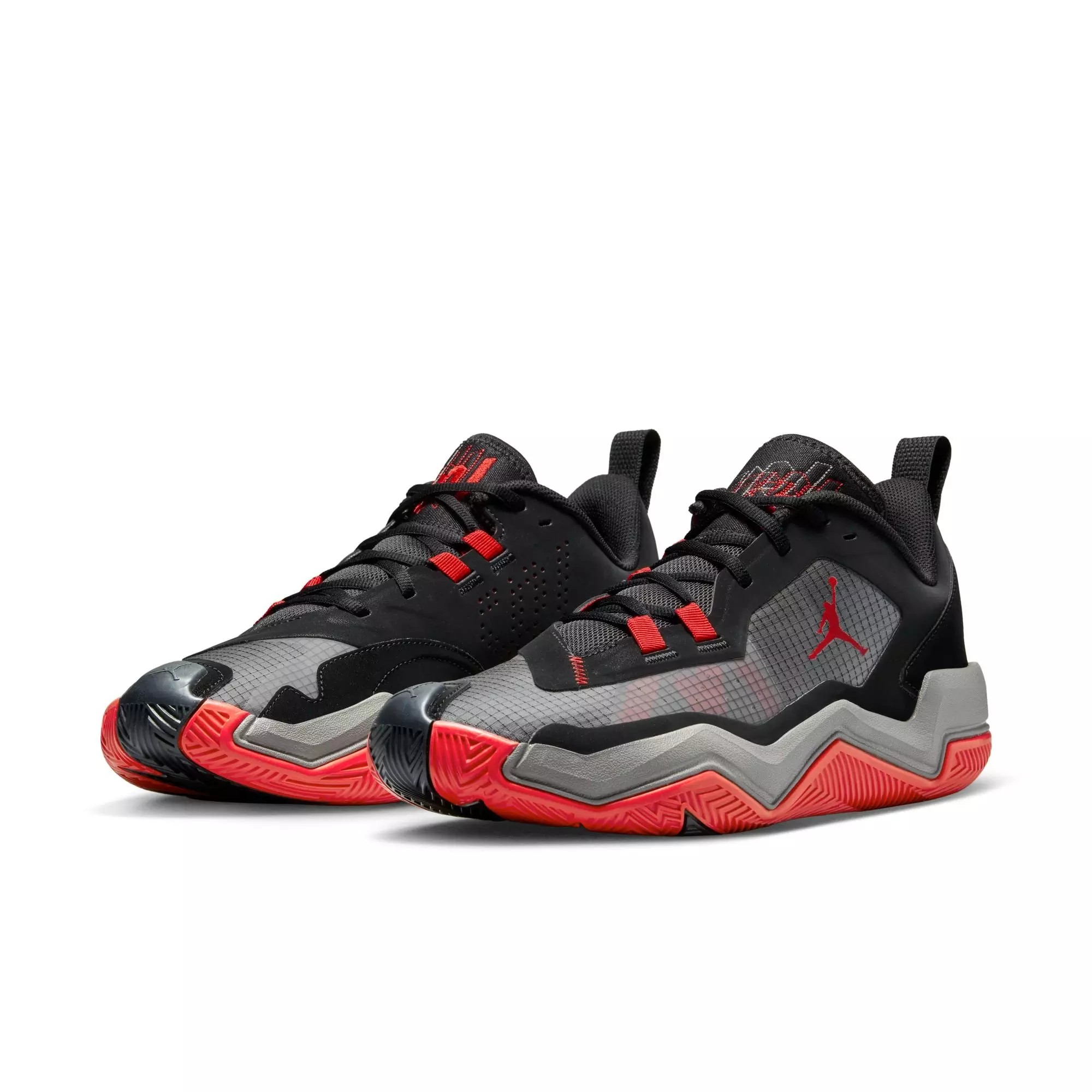 Jordan One Take 4 "Black/University Red/White/Flat Pewter" Men's Shoe - BLACK/RED/WHITE