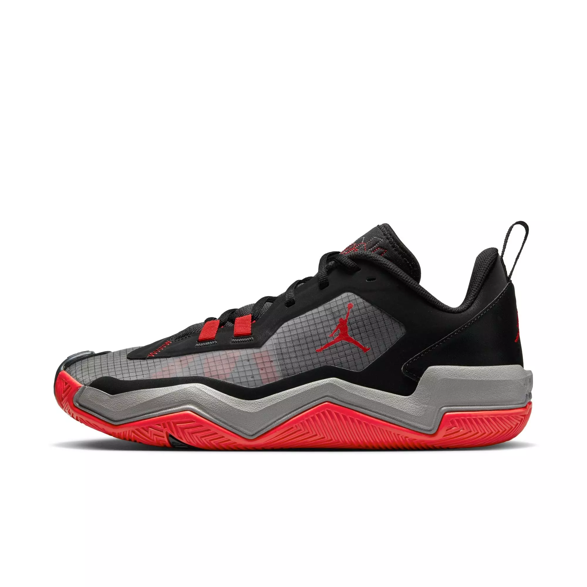 Jordan One Take 4 "Black/University Red/White/Flat Pewter" Men's Shoe - BLACK/RED/WHITE