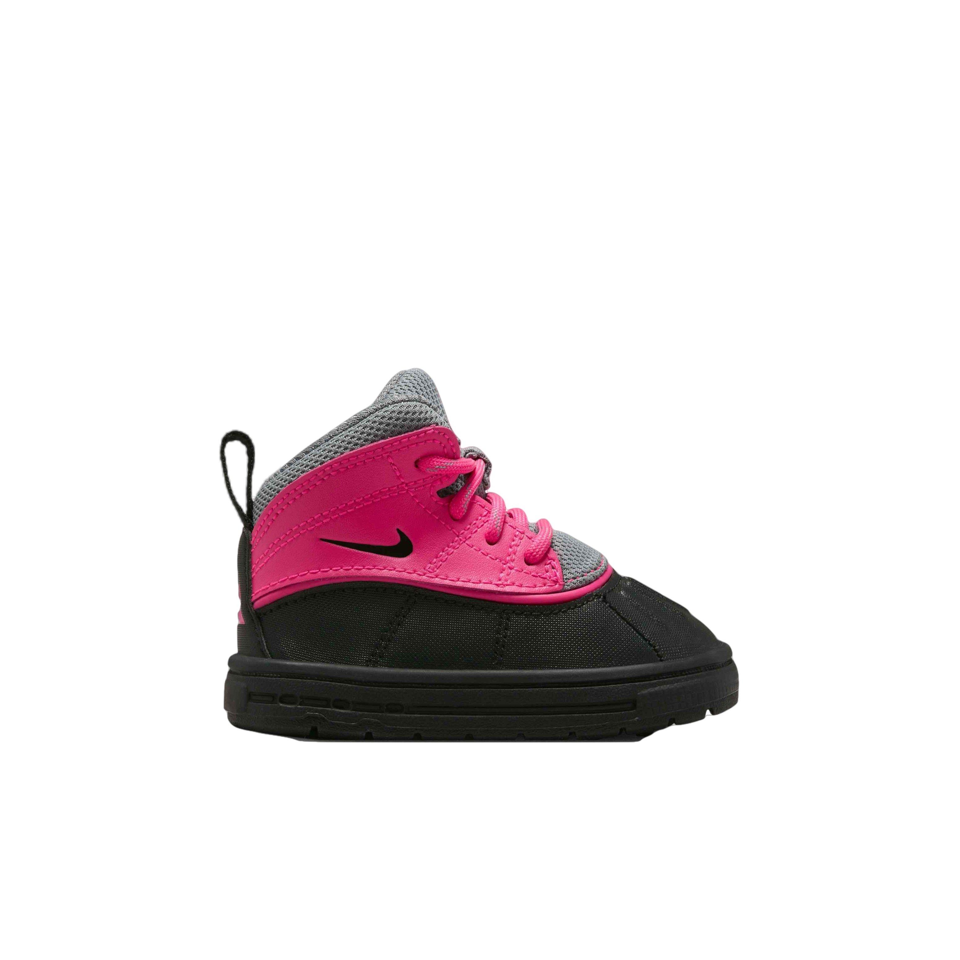 Nike Woodside 2 High ACG "Pink Foil/Black/Cool Grey" Infant Girls' Boot - BLACK/PINK Thumbnail View 1