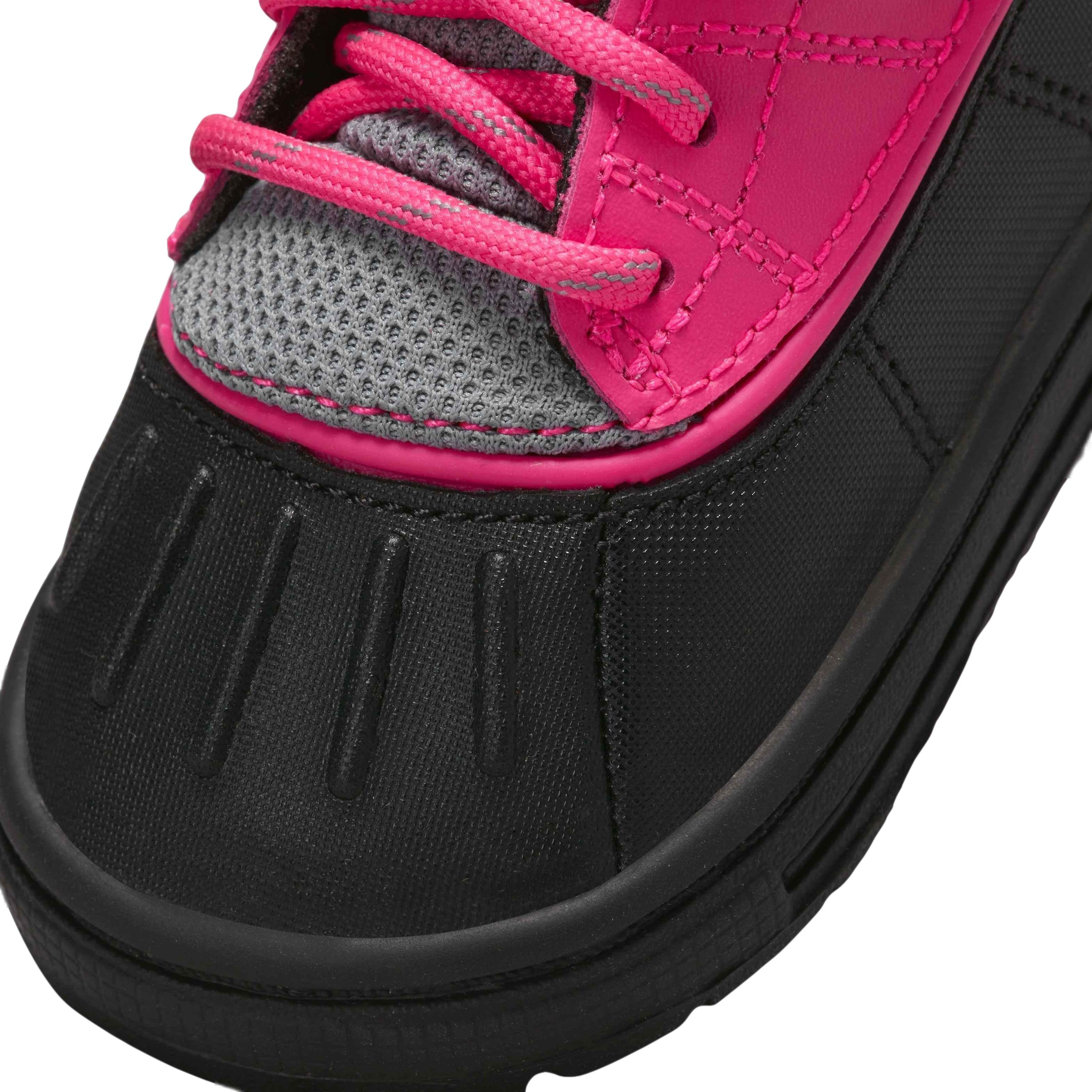 Nike Woodside 2 High ACG "Pink Foil/Black/Cool Grey" Infant Girls' Boot - BLACK/PINK Thumbnail View 7
