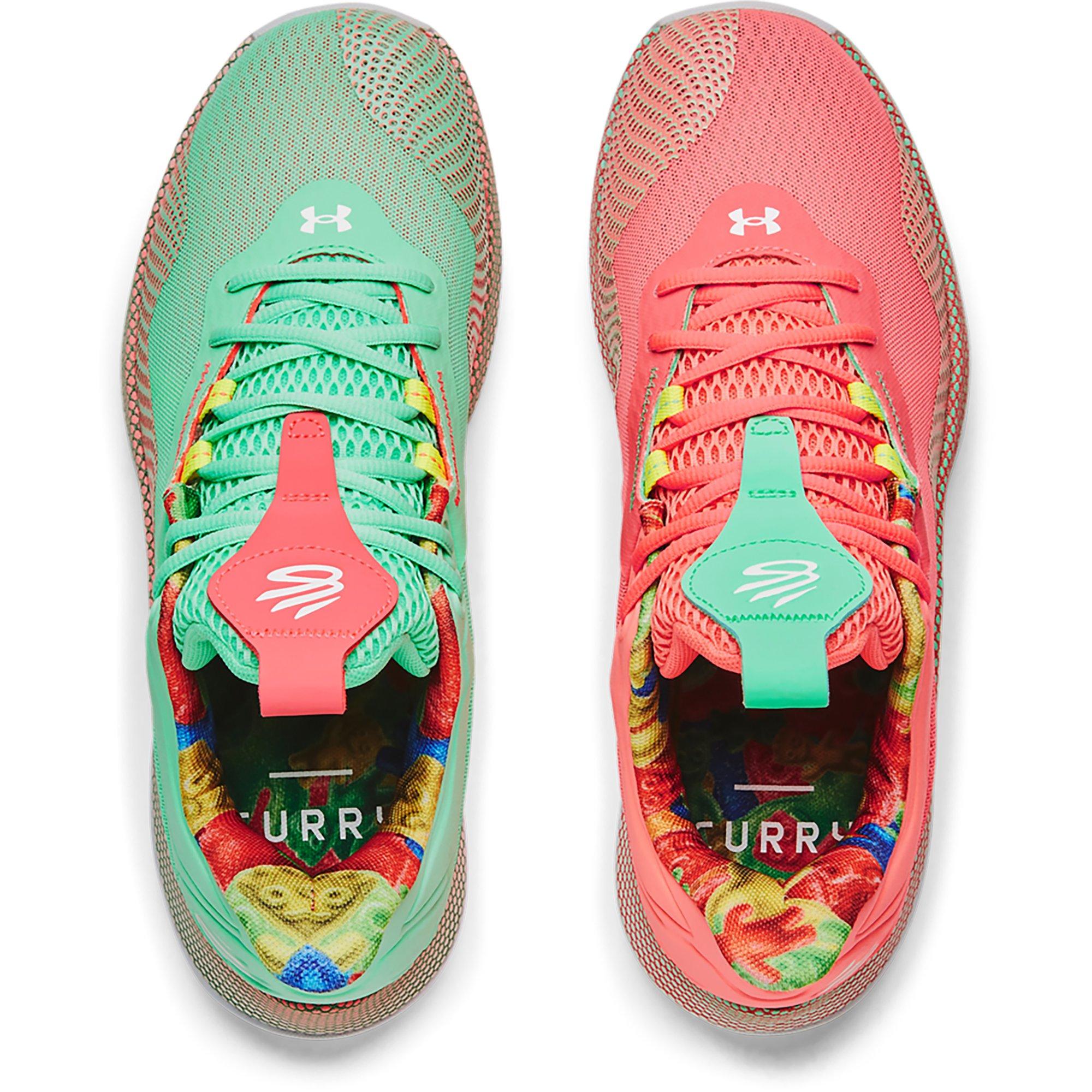 Under Armour Curry HOVR Splash 2 Sour Patch Men's Basketball Shoe -  Hibbett