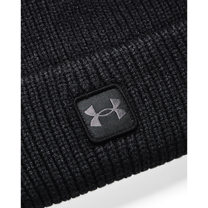 Under Armour Halftime Ribbed Beanie-Black