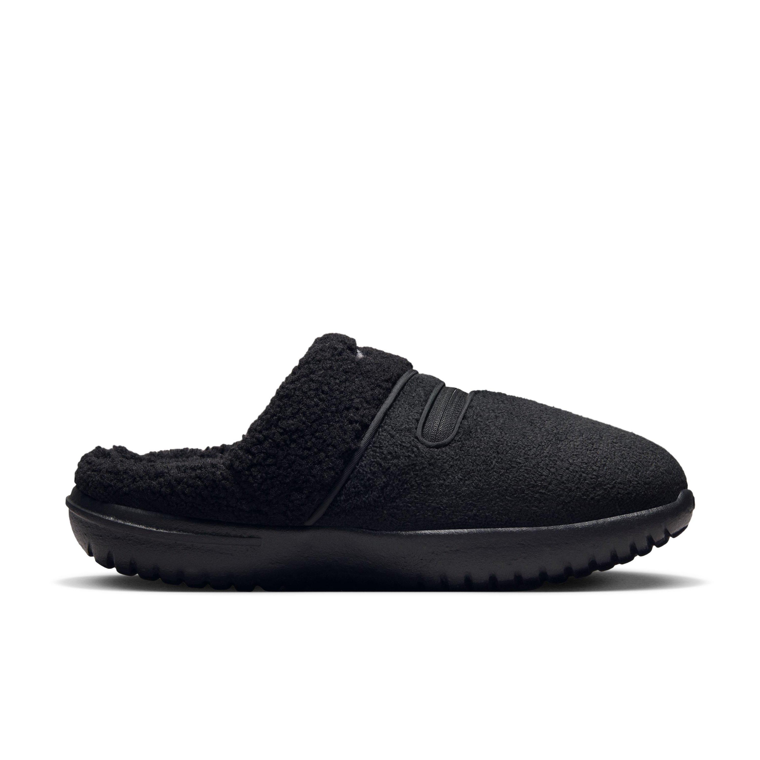 Nike Burrow SE "Black/Black/Dark Smoke Grey" Women's Slipper - BLACK/BLACK/DK GREY Thumbnail View 1