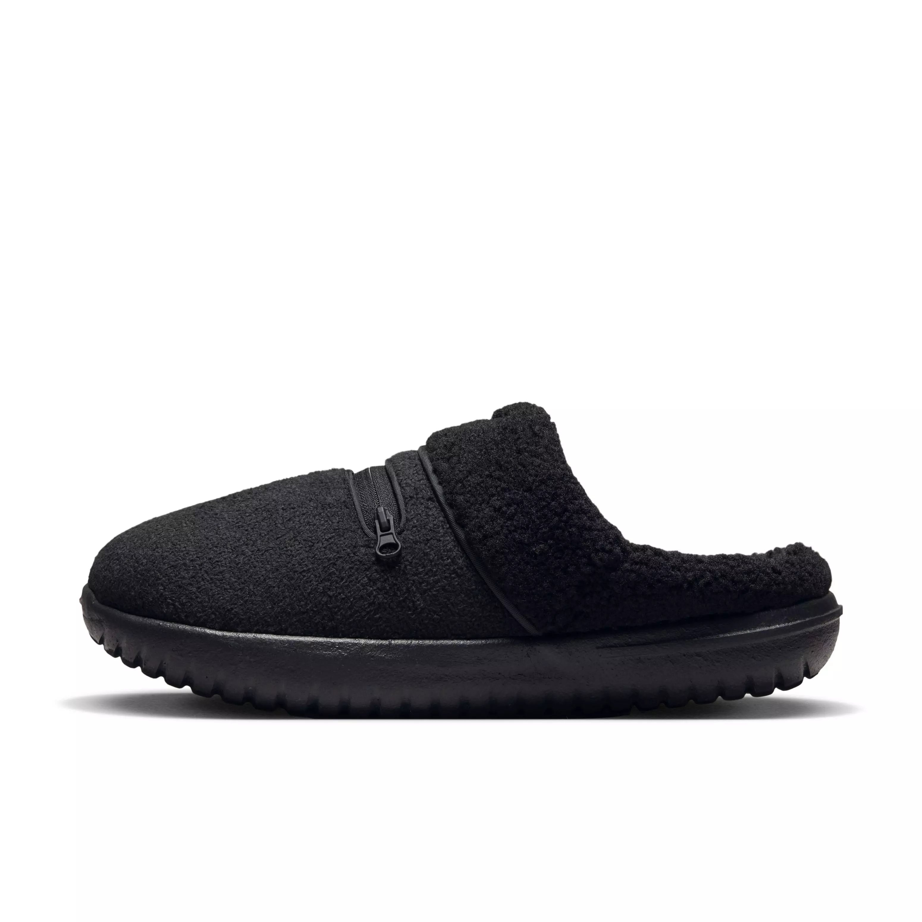 Nike Burrow SE "Black/Black/Dark Smoke Grey" Women's Slipper - BLACK/BLACK/DK GREY