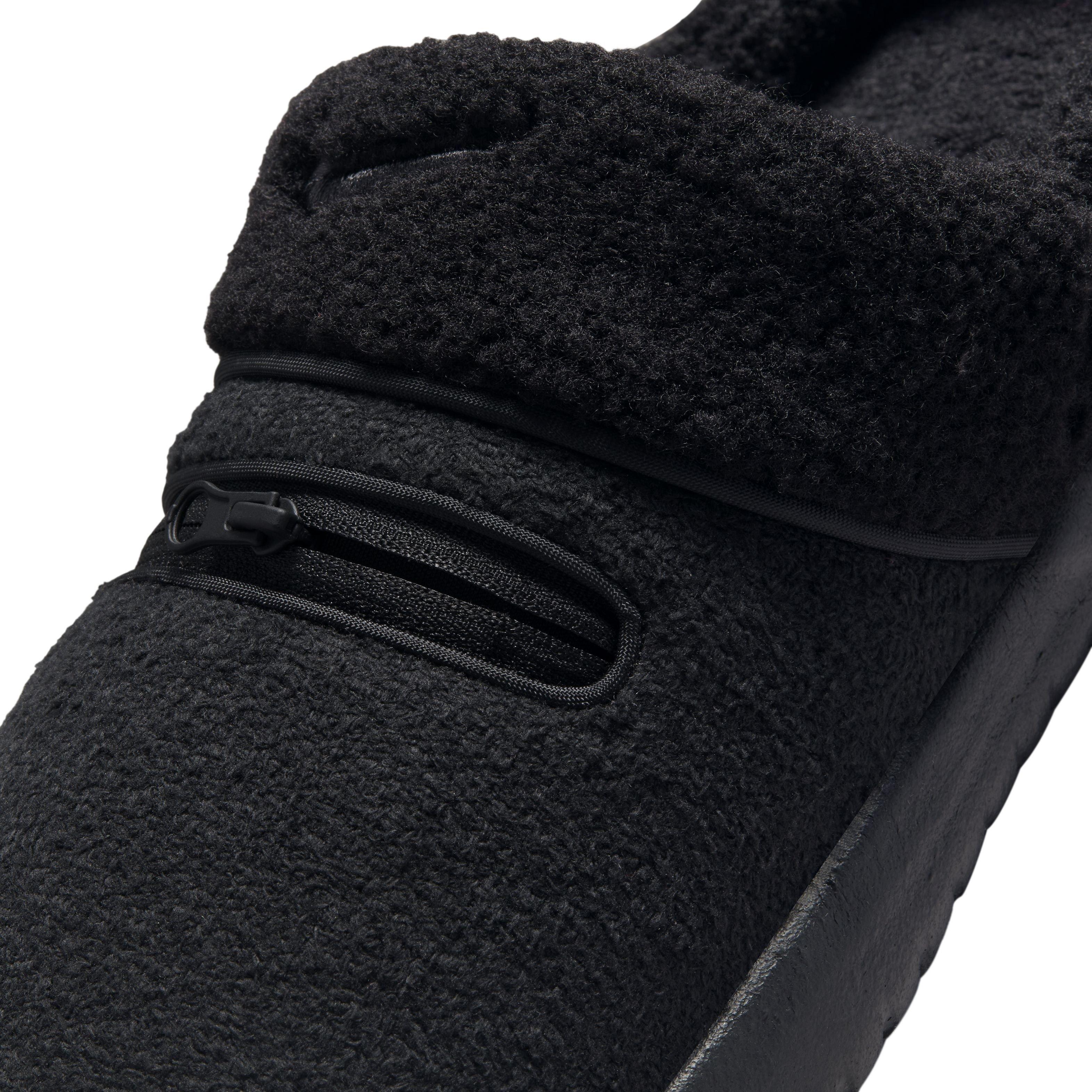 Nike Burrow SE "Black/Black/Dark Smoke Grey" Women's Slipper - BLACK/BLACK/DK GREY Thumbnail View 6