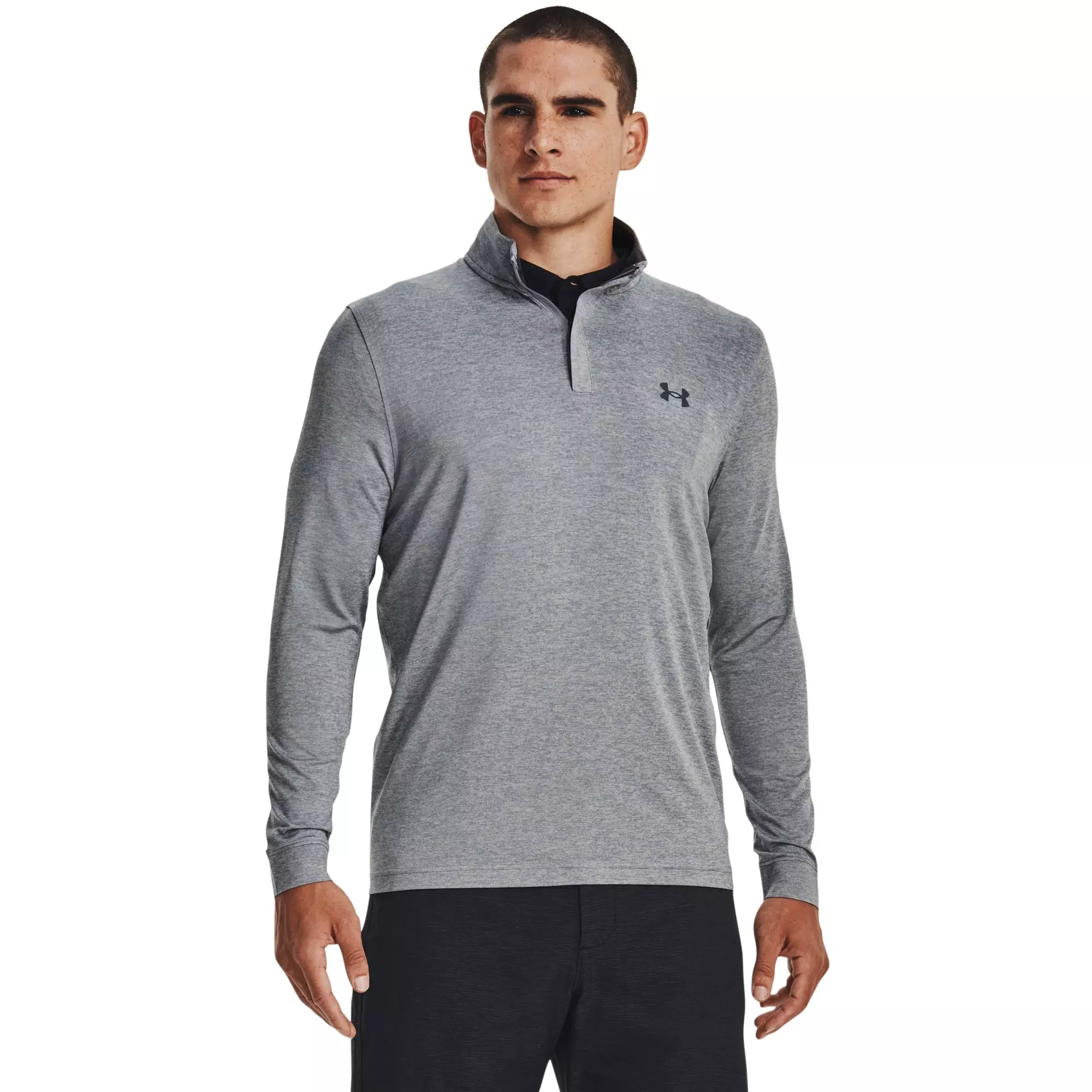 Under Armour Men's Playoff 2.0 1/4-Zip Pullover-Steel - STEEL