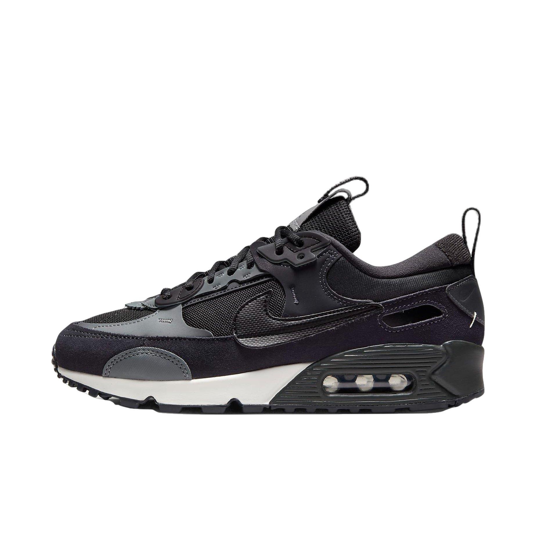 W NIKE AIR MAX 90 FUTURA (BLACK/BLACK-IRON GREY-OIL GREY