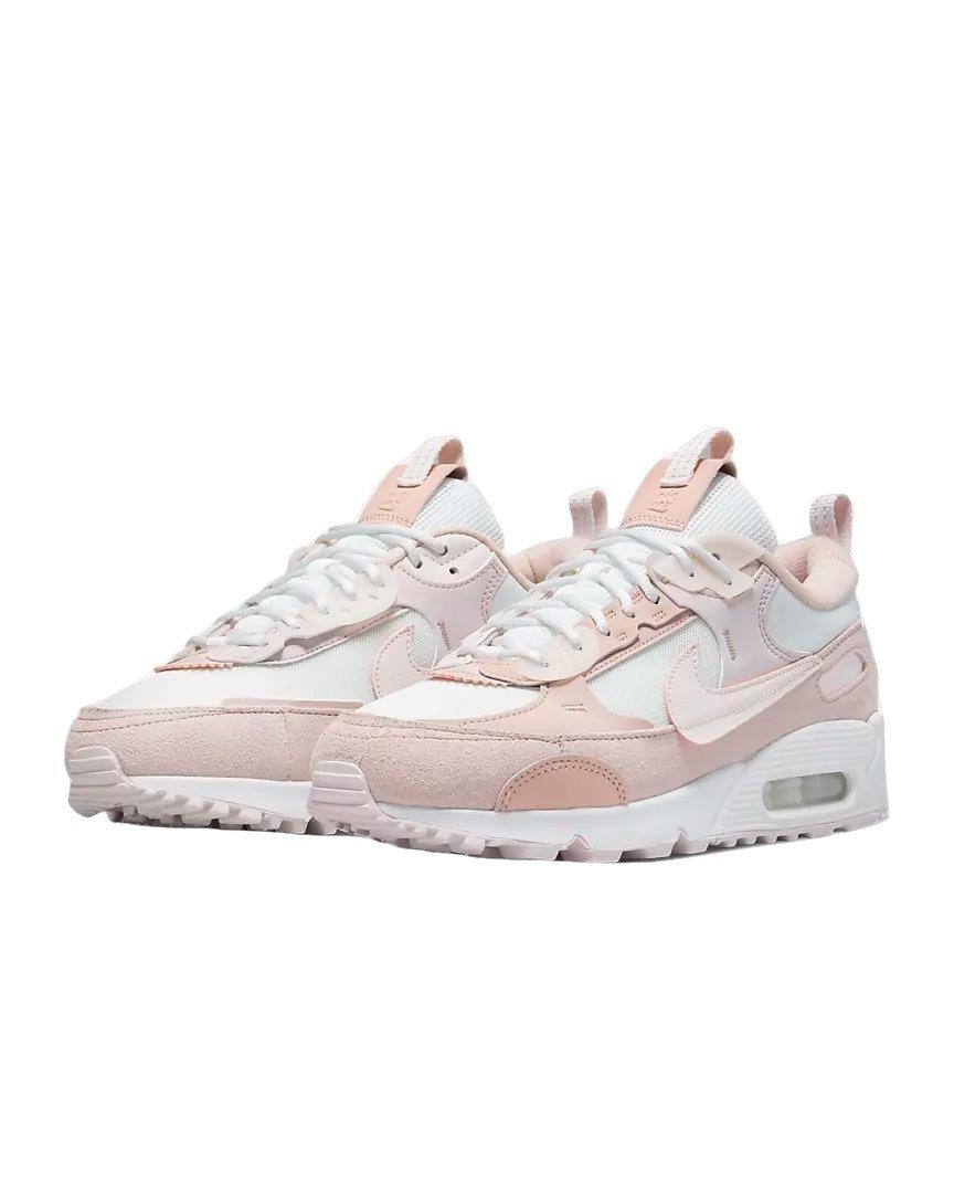 Nike Air Max 90 Futura "Summit White/Barely Rose/Pink Oxford/Light Soft Pink" Women's Shoe - WHITE/ROSE/PINK/LT PINK Thumbnail View 3