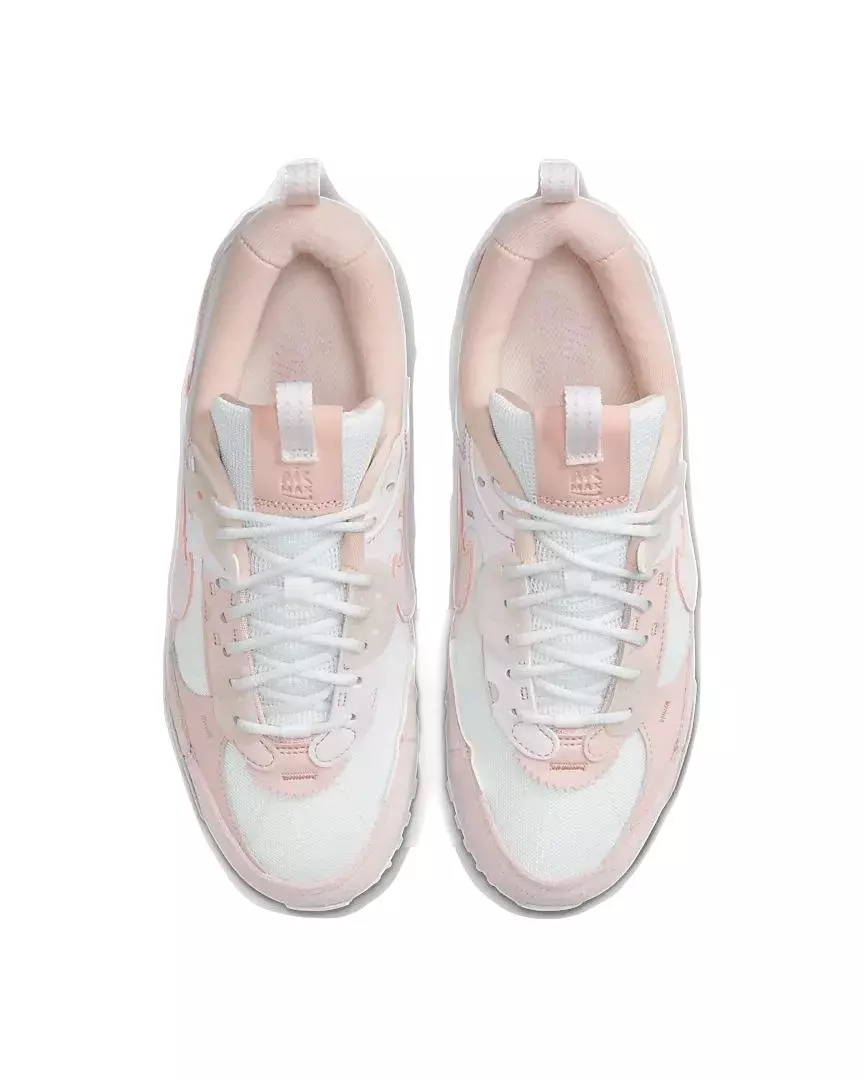 Nike Air Max 90 Futura "Summit White/Barely Rose/Pink Oxford/Light Soft Pink" Women's Shoe - WHITE/ROSE/PINK/LT PINK
