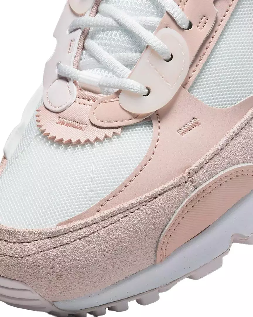Nike Air Max 90 Futura "Summit White/Barely Rose/Pink Oxford/Light Soft Pink" Women's Shoe - WHITE/ROSE/PINK/LT PINK