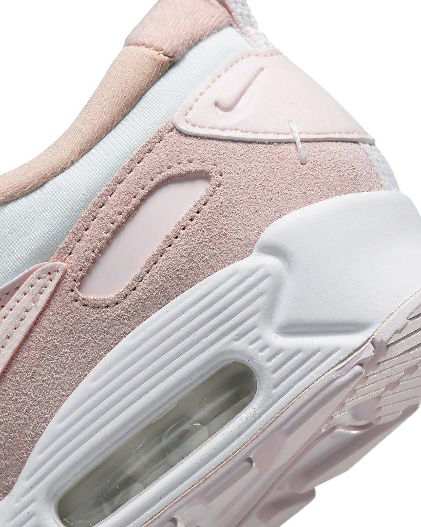 Nike Air Max 90 sneakers in barely rose, summit white and pink oxford