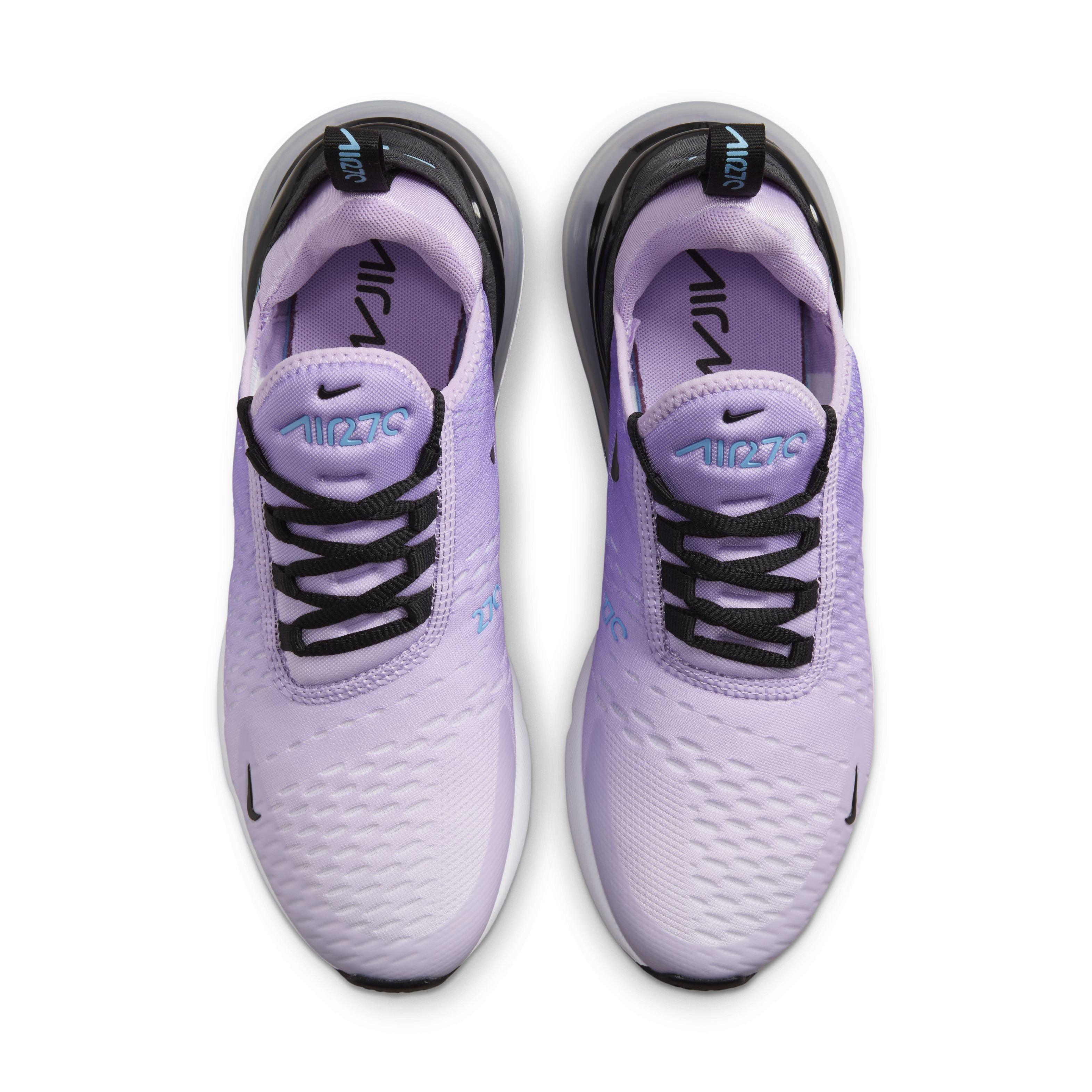 Nike air 27 hot sale womens black and purple