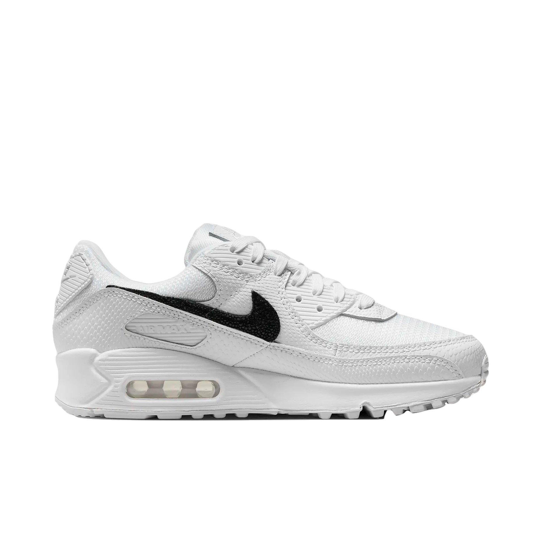 Nike Air Max 90 "White/Black" Women's Shoe - WHITE/BLACK Thumbnail View 1