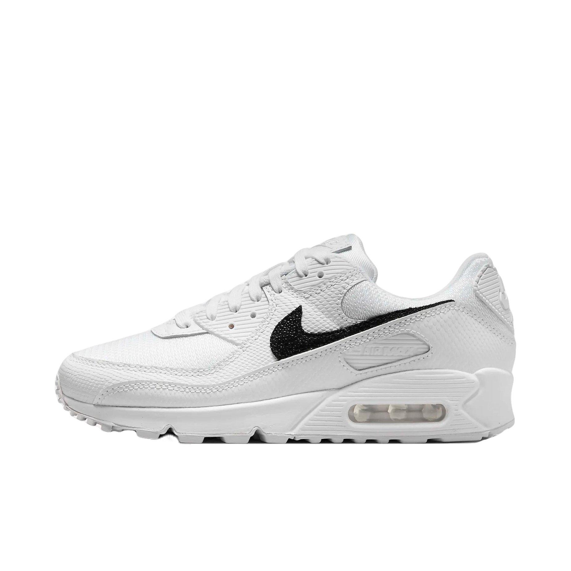 Nike Air Max 90 "White/Black" Women's Shoe - WHITE/BLACK Thumbnail View 2