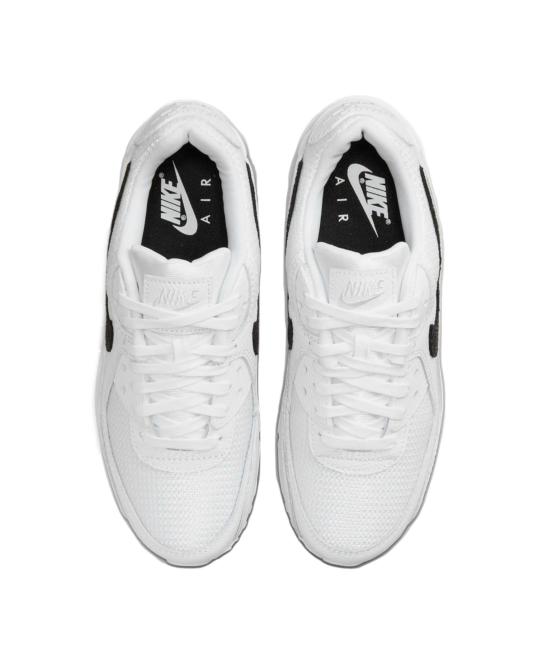 Nike Air Max 90 "White/Black" Women's Shoe - WHITE/BLACK Thumbnail View 4