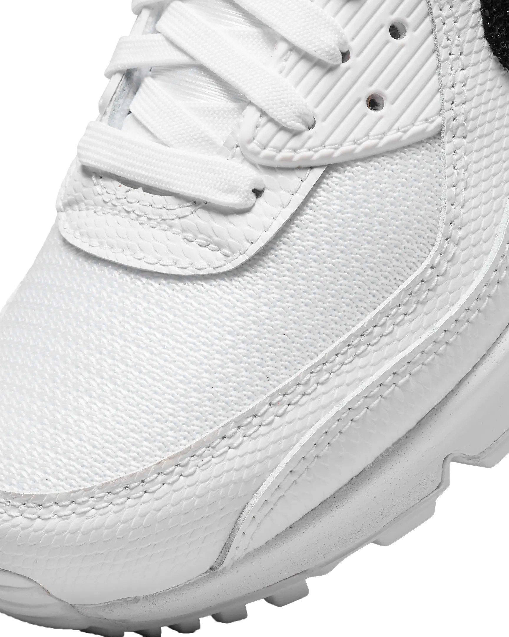 Nike Air Max 90 "White/Black" Women's Shoe - WHITE/BLACK Thumbnail View 7