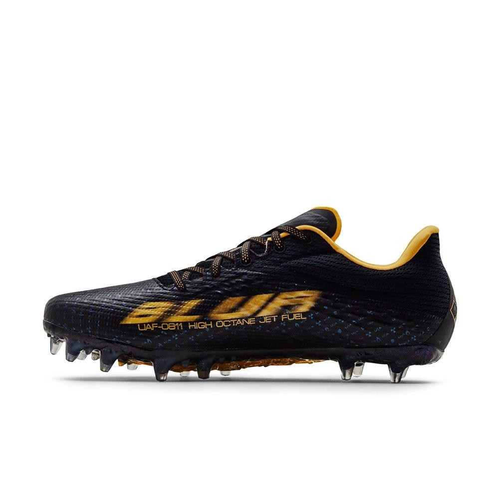 Black and yellow under armour cleats sale