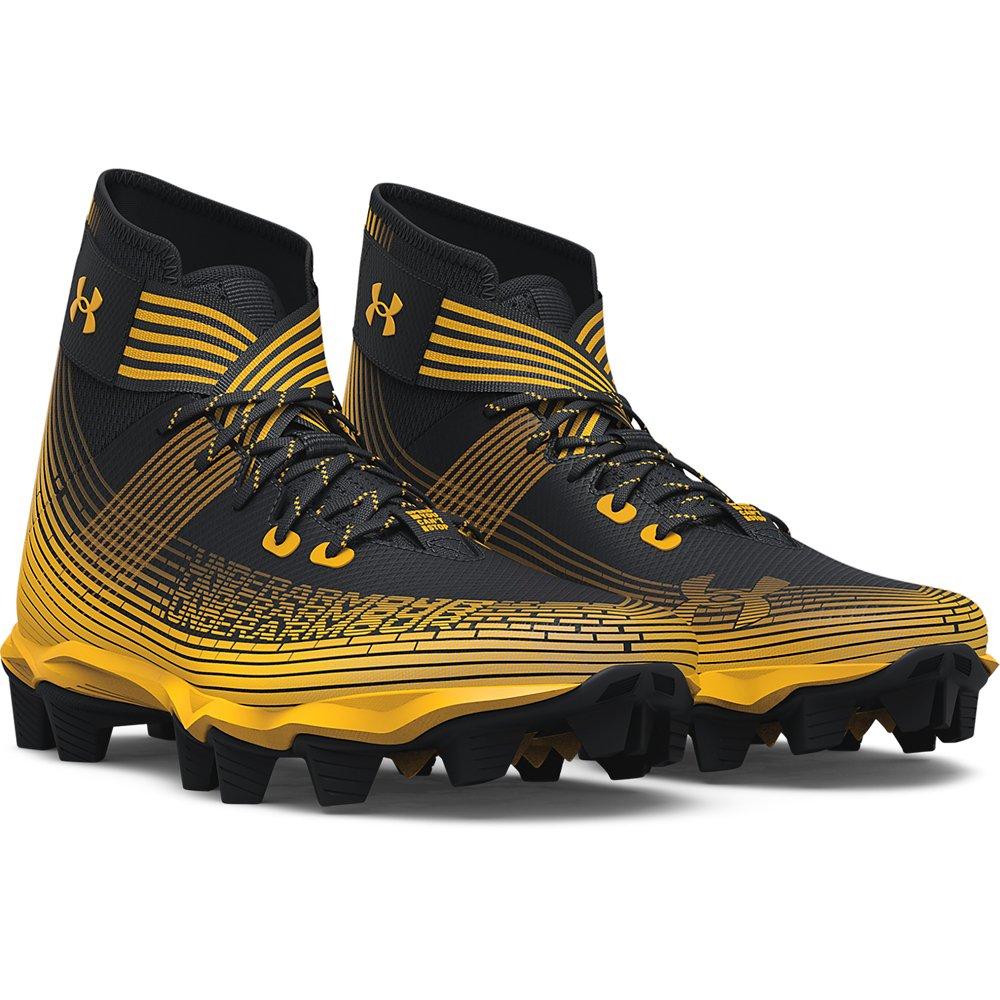 Black and gold youth football outlet cleats