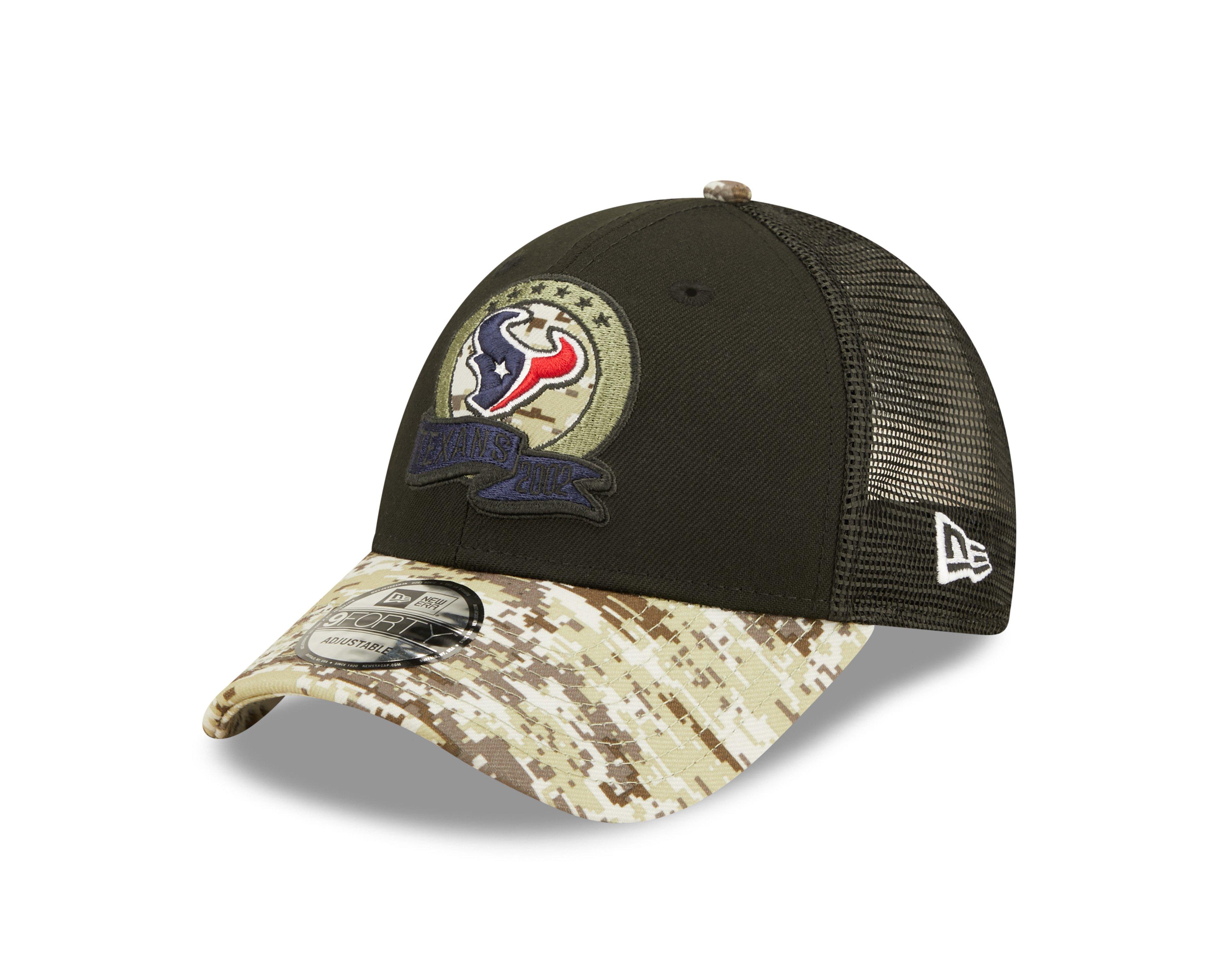 New Era Houston Texans Salute to Service 9FORTY Trucker Snapback Hat