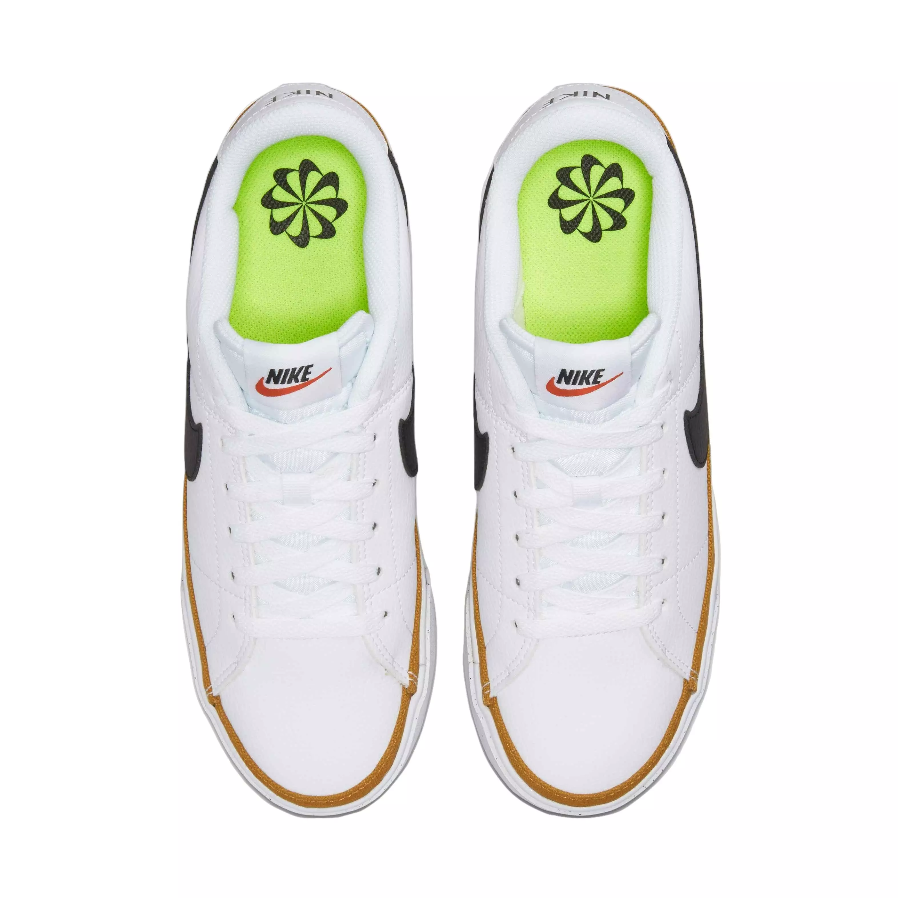 Nike Court Legacy Next Nature "White/Black/Desert Ochre/Team Orange" Women's Shoe - WHITE/BLACK/OCHRE/ORANGE