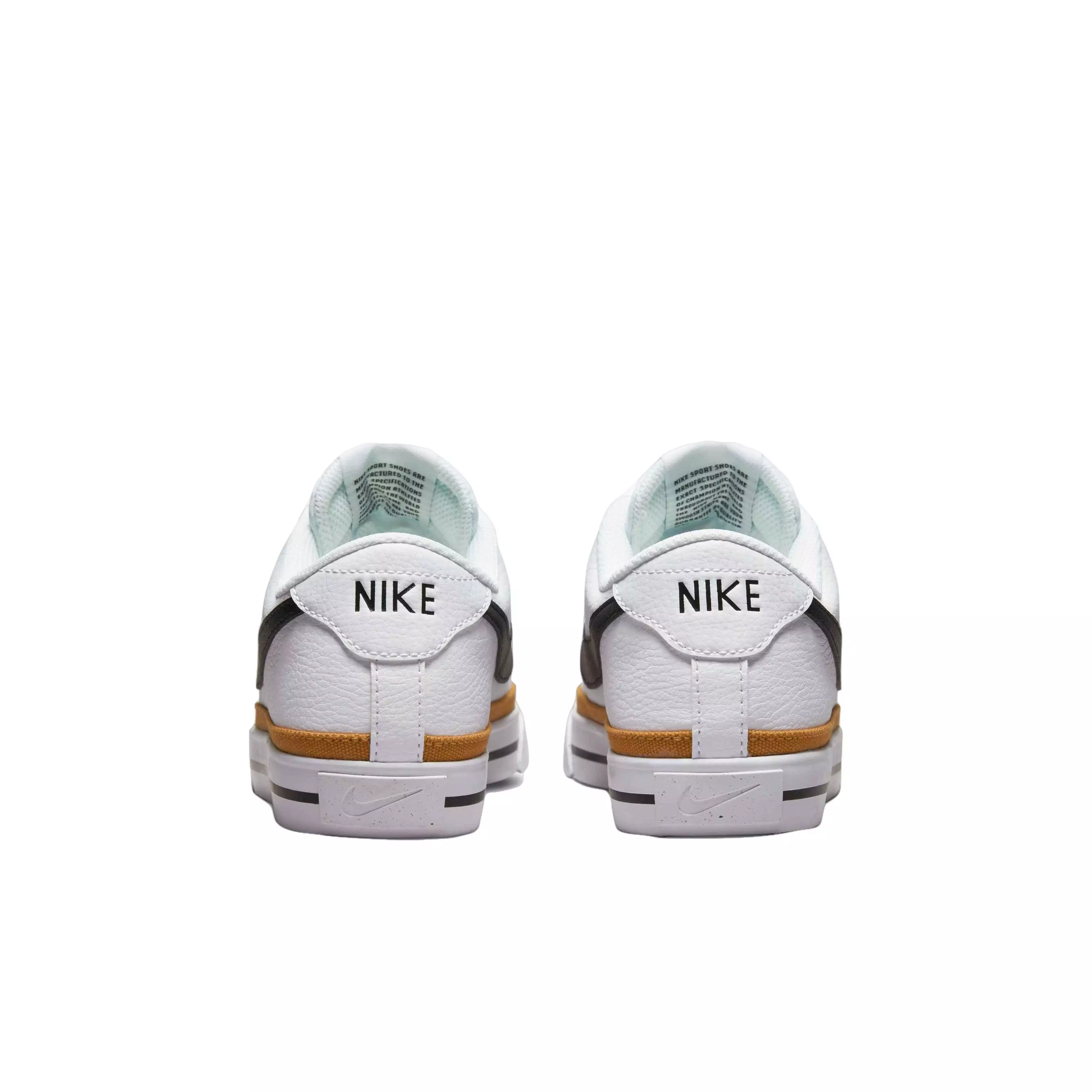 Nike Court Legacy Next Nature "White/Black/Desert Ochre/Team Orange" Women's Shoe - WHITE/BLACK/OCHRE/ORANGE