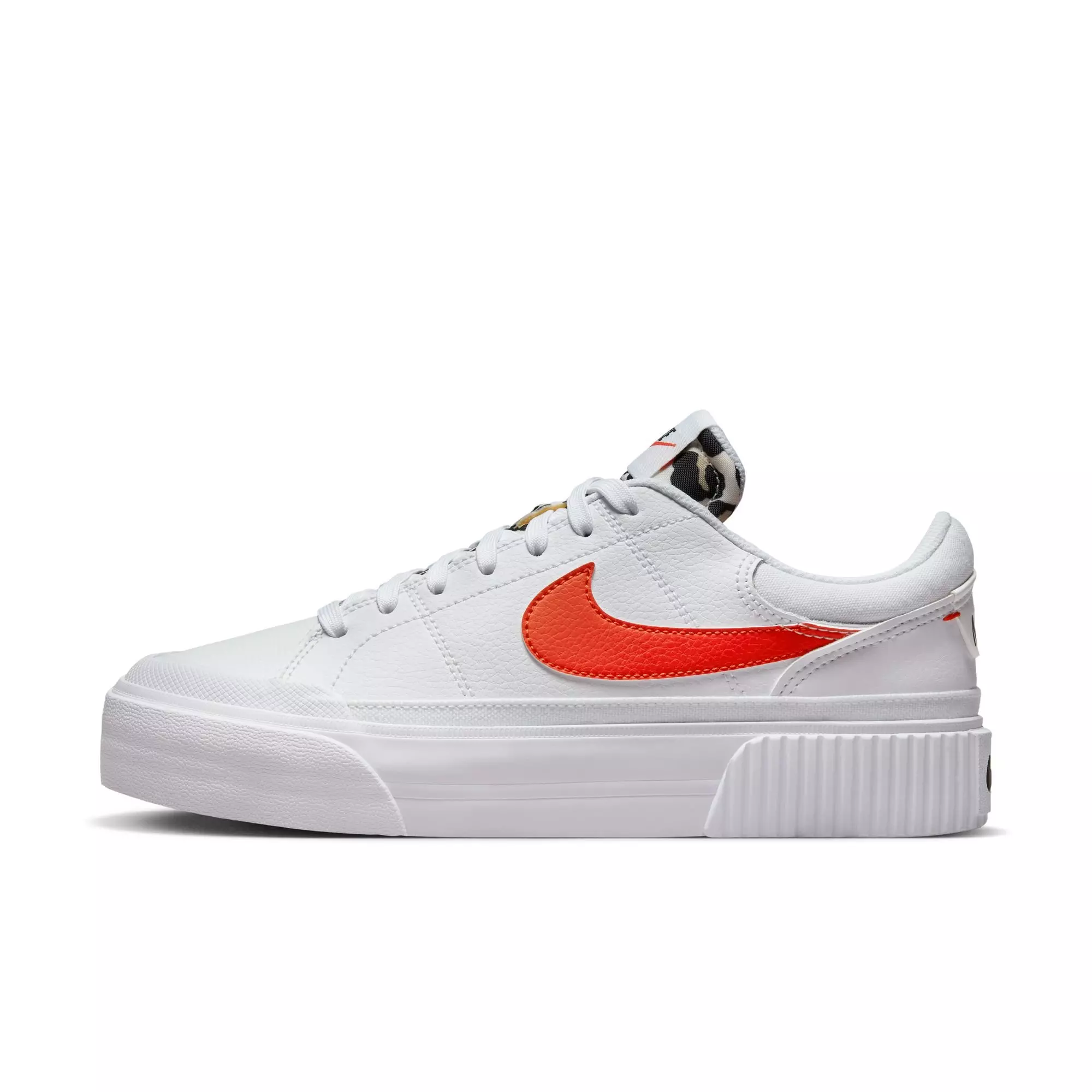 Nike Court Legacy Lift "White/Team Orange" Women's Shoe - WHITE/ORANGE