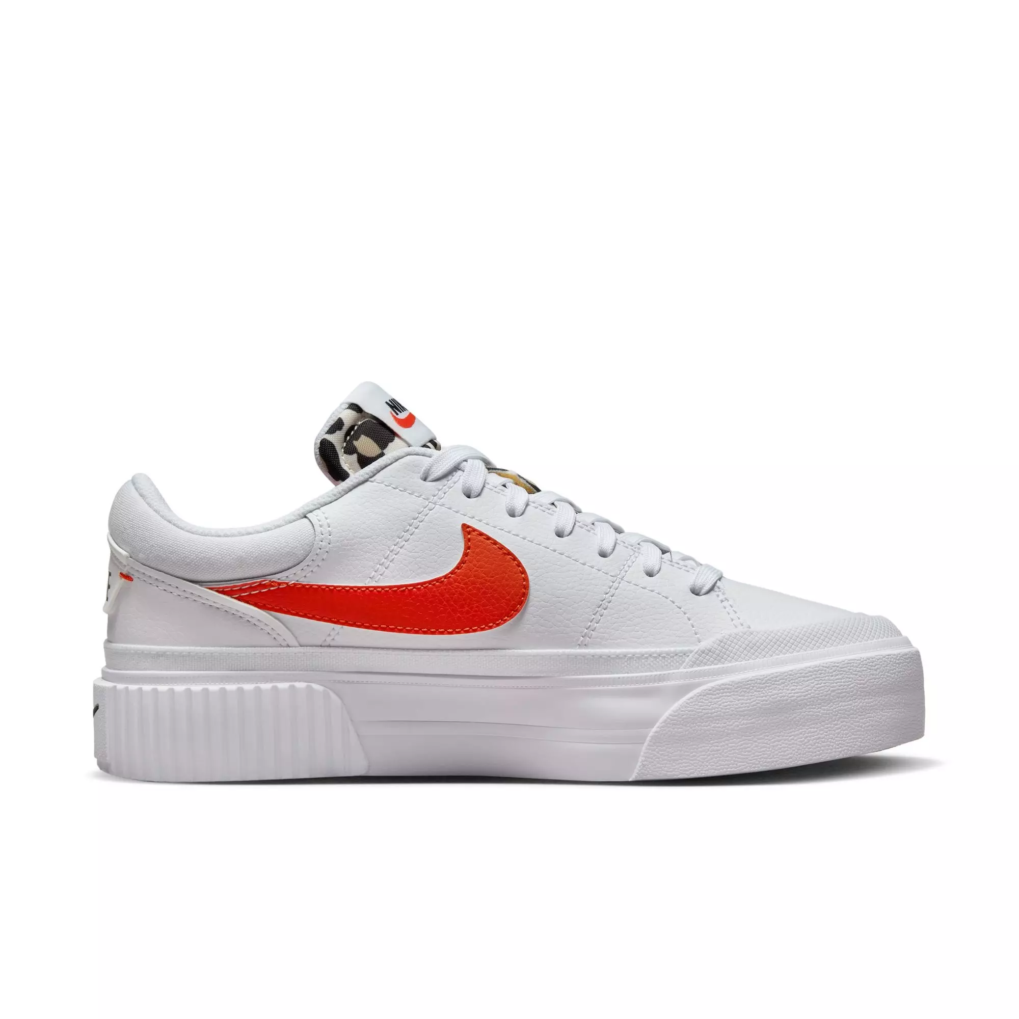 Nike Court Legacy Lift "White/Team Orange" Women's Shoe - WHITE/ORANGE