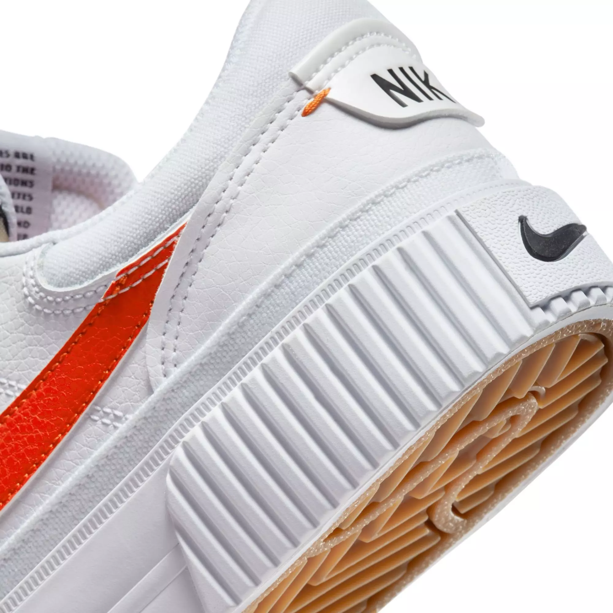 Nike Court Legacy Lift "White/Team Orange" Women's Shoe - WHITE/ORANGE