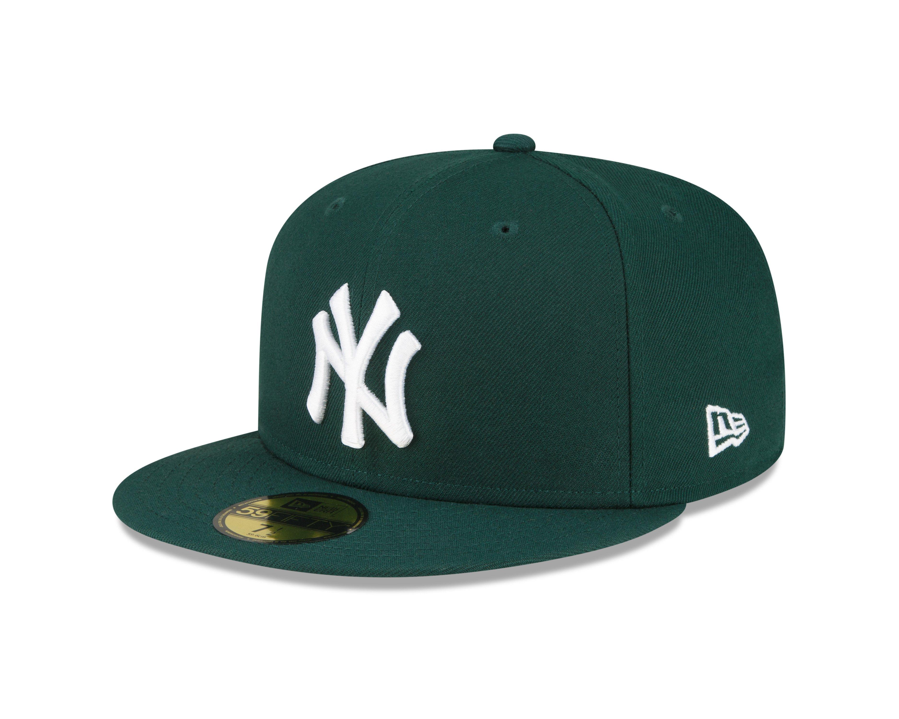 green baseball cap yankees