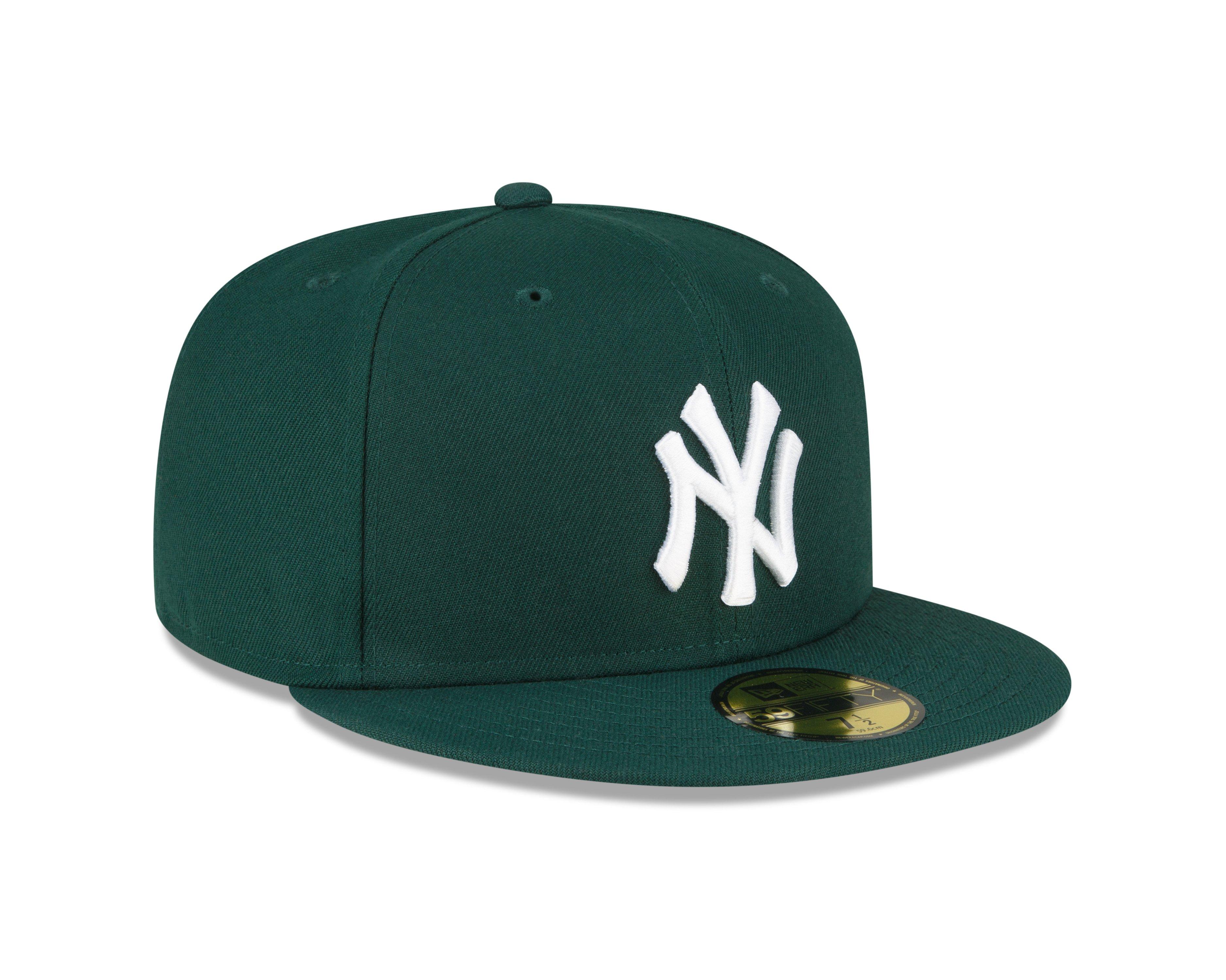 NEW YORK YANKEES New Era Hat ALL OVER NY Fitted GREEN Cap Mens